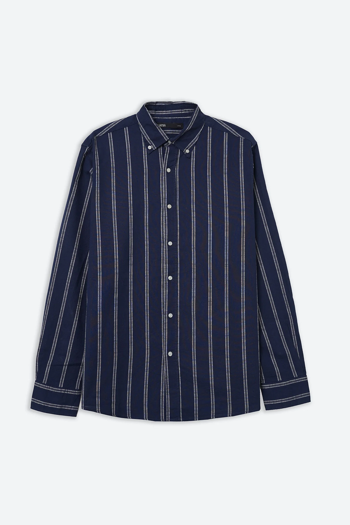 STRIPED COTTON SHIRT - Image 2