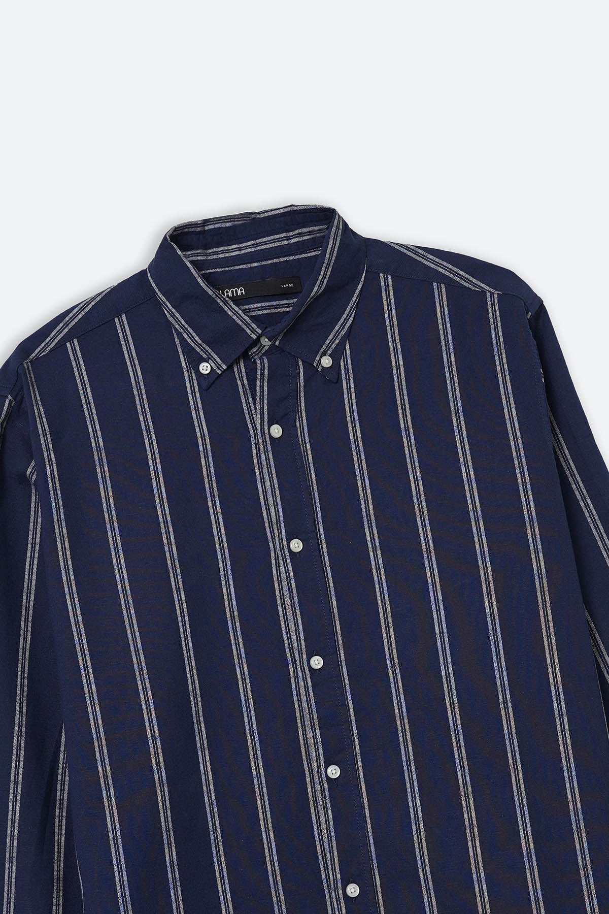 STRIPED COTTON SHIRT - Image 6