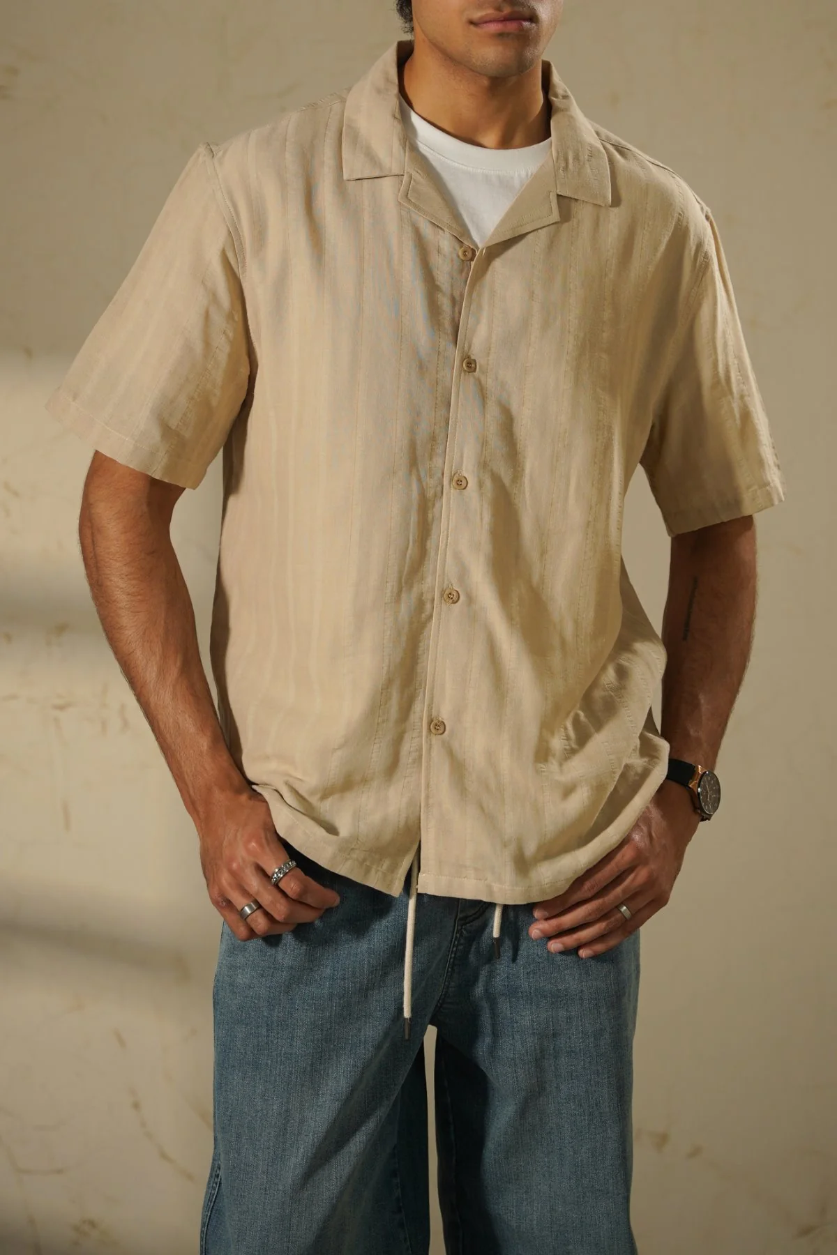 CUBAN JACQUARD SHIRT