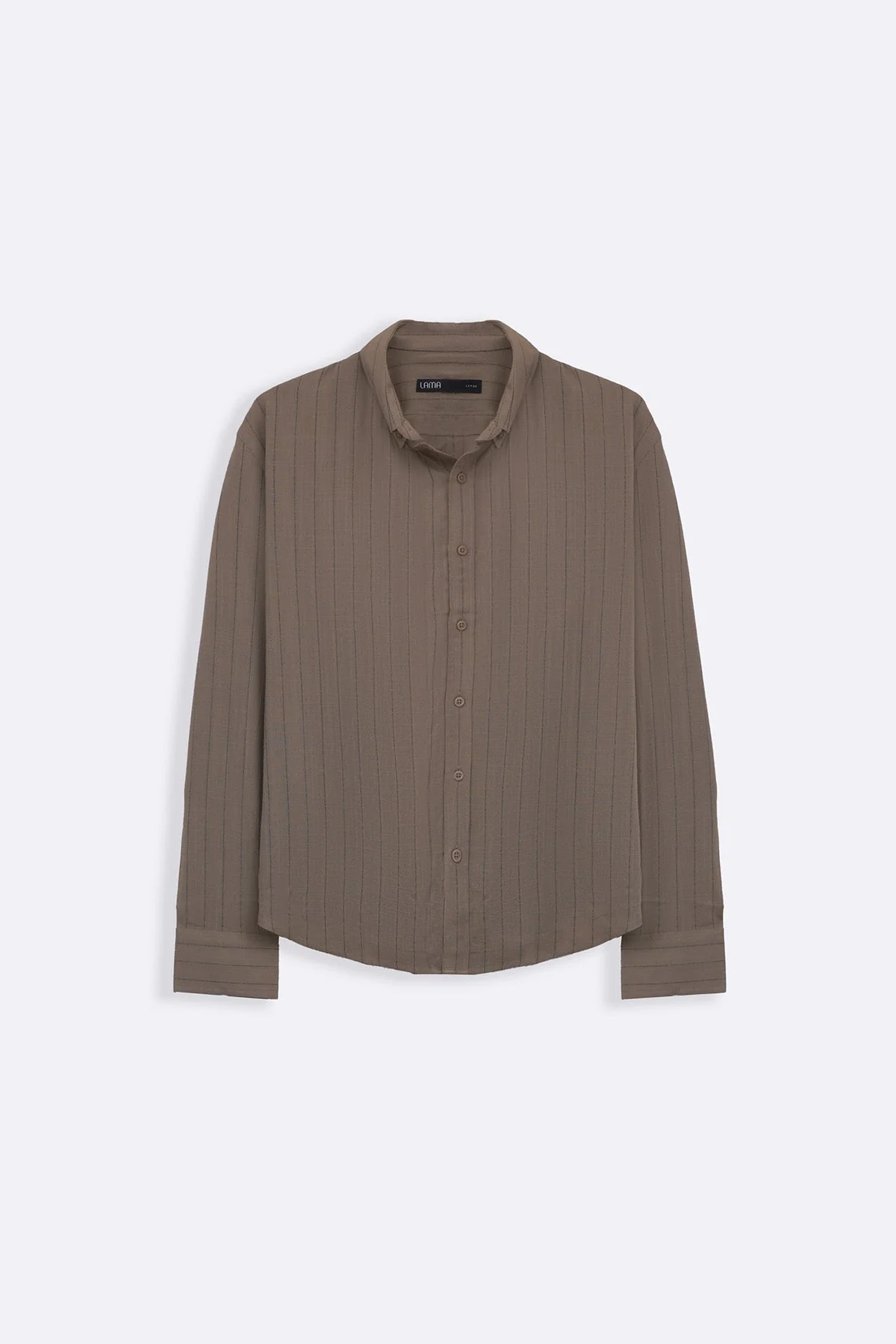 STRIPED LINEN BLEND SHIRT
