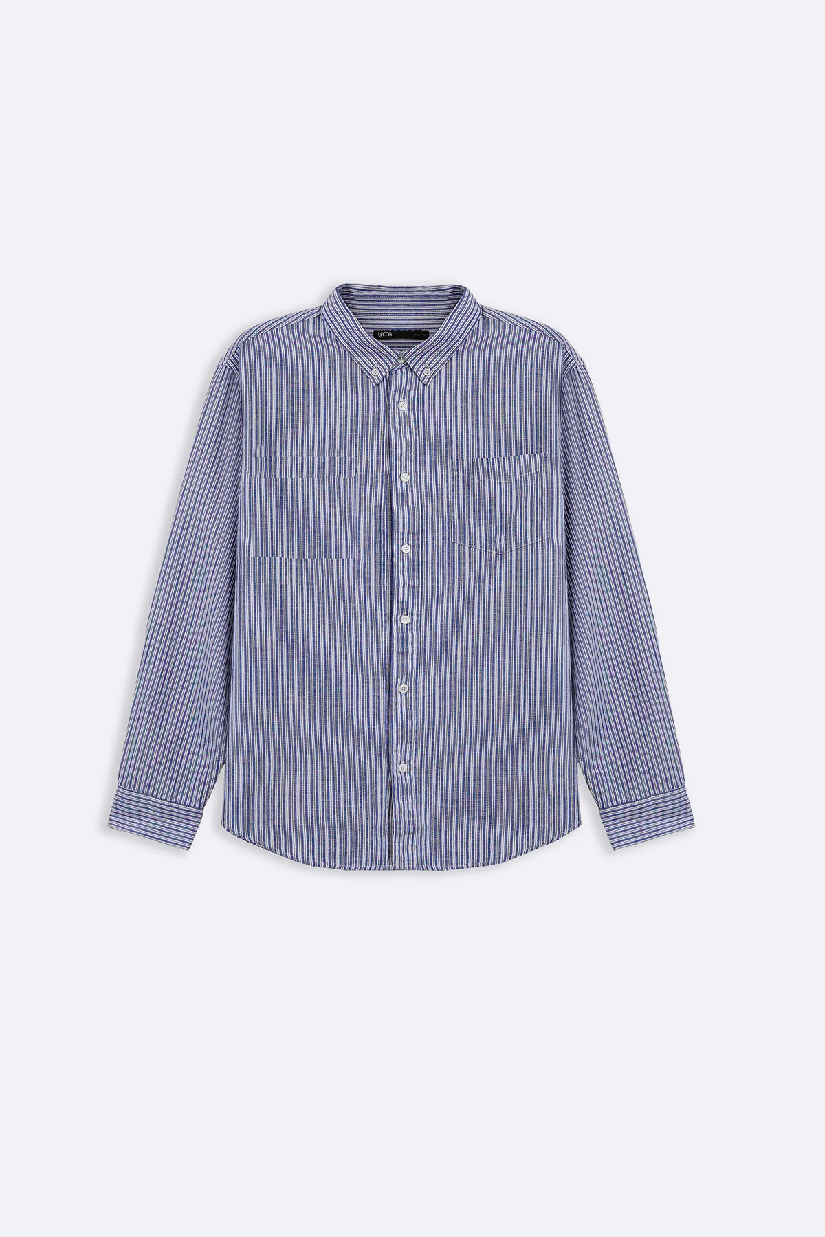 STRIPED LINEN BLEND SHIRT - Image 2