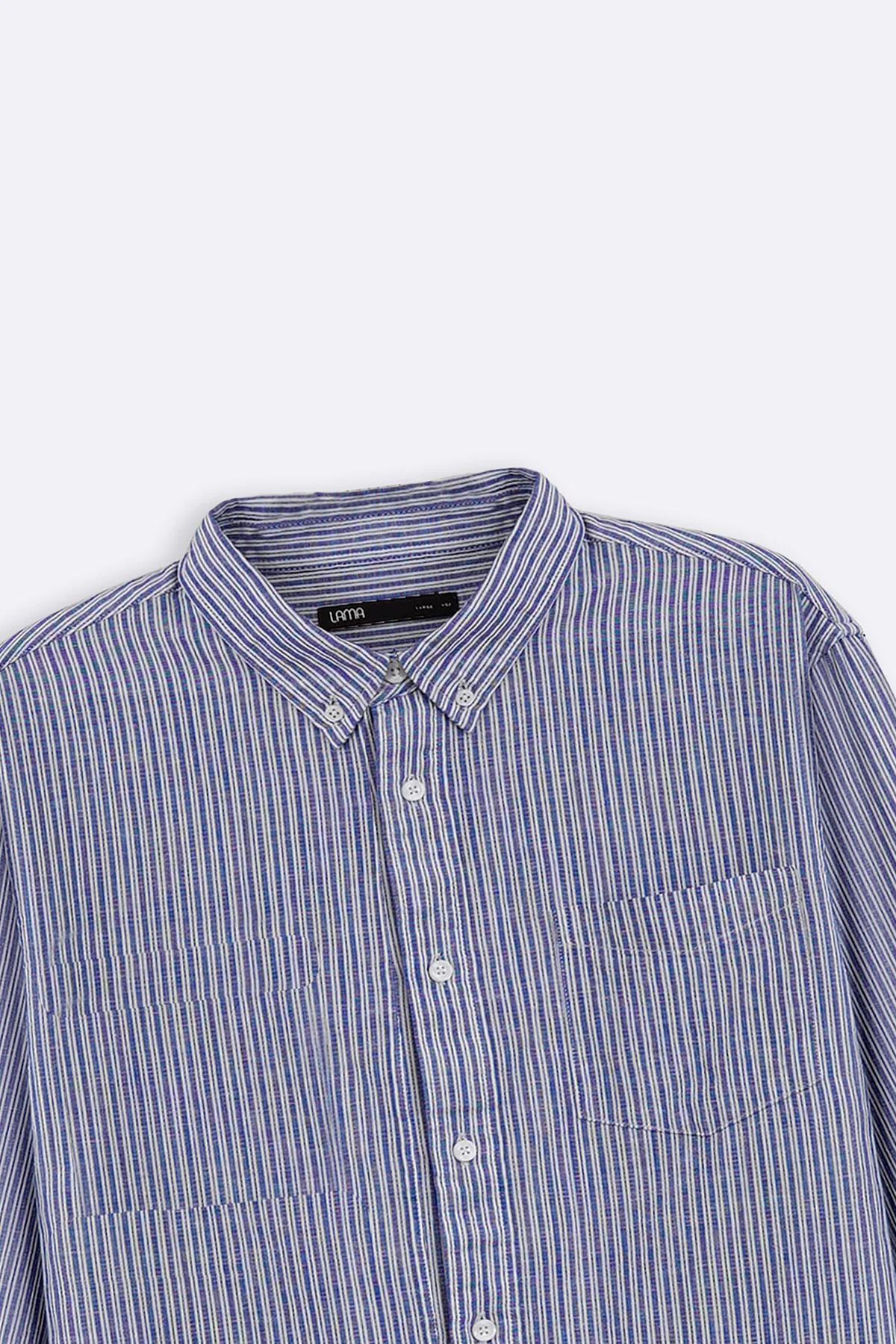 STRIPED LINEN BLEND SHIRT - Image 8