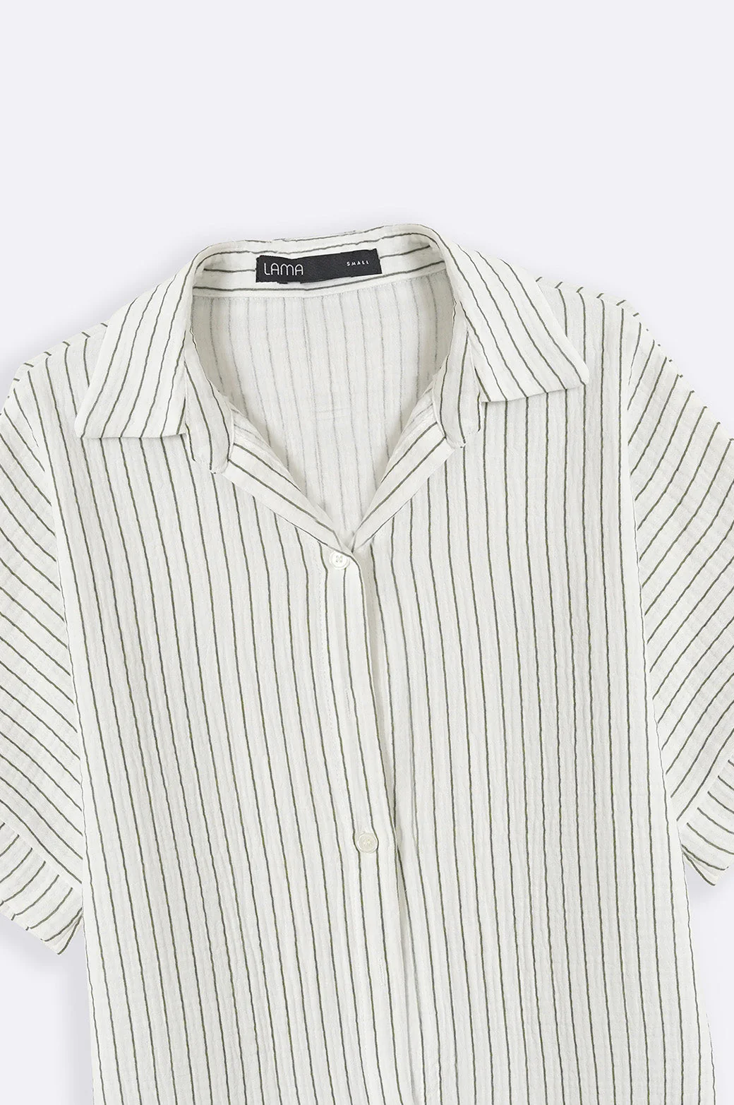 STRIPED MUSLIN SHIRT - Image 7