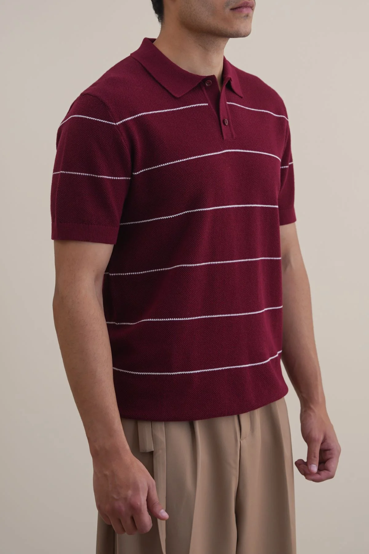 STRIPED POLO