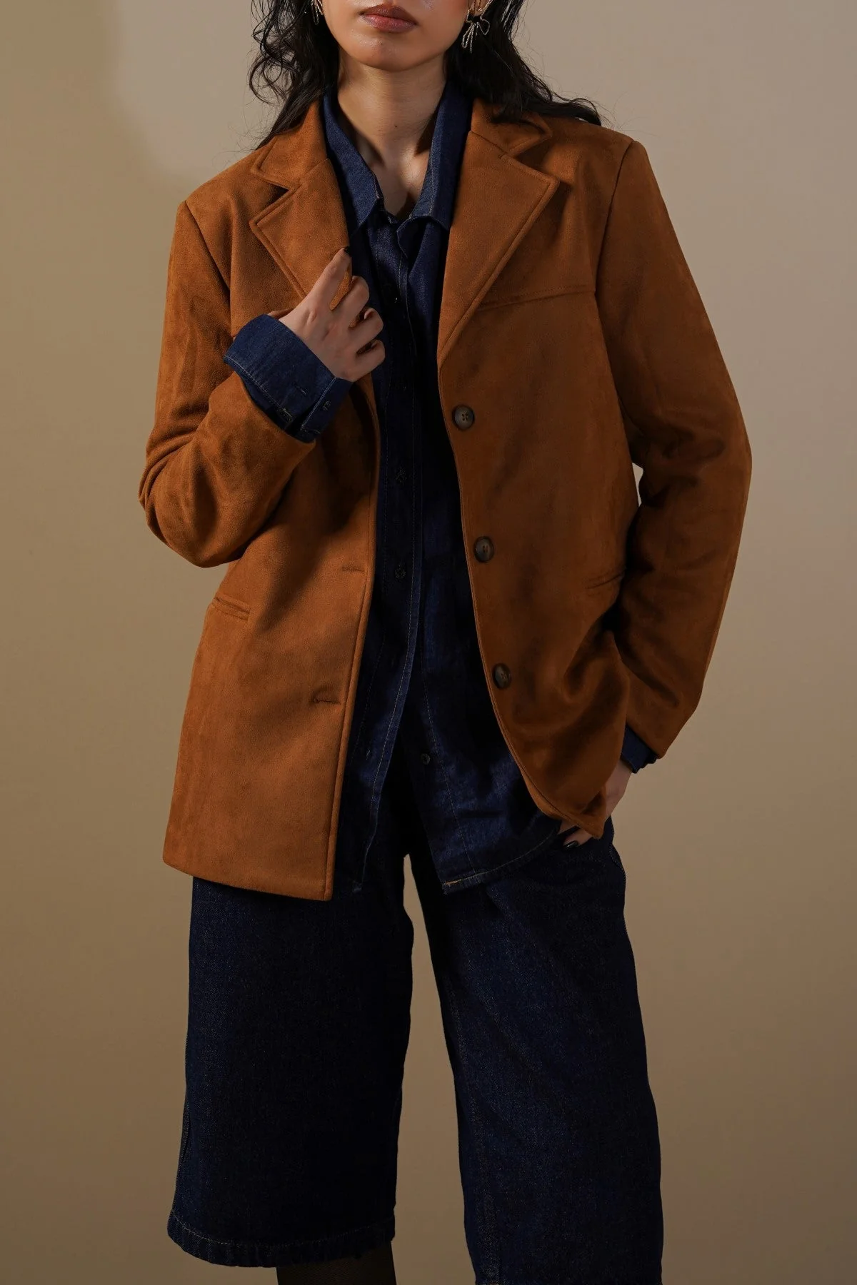 SUEDE BLAZER-JACKET - Image 4