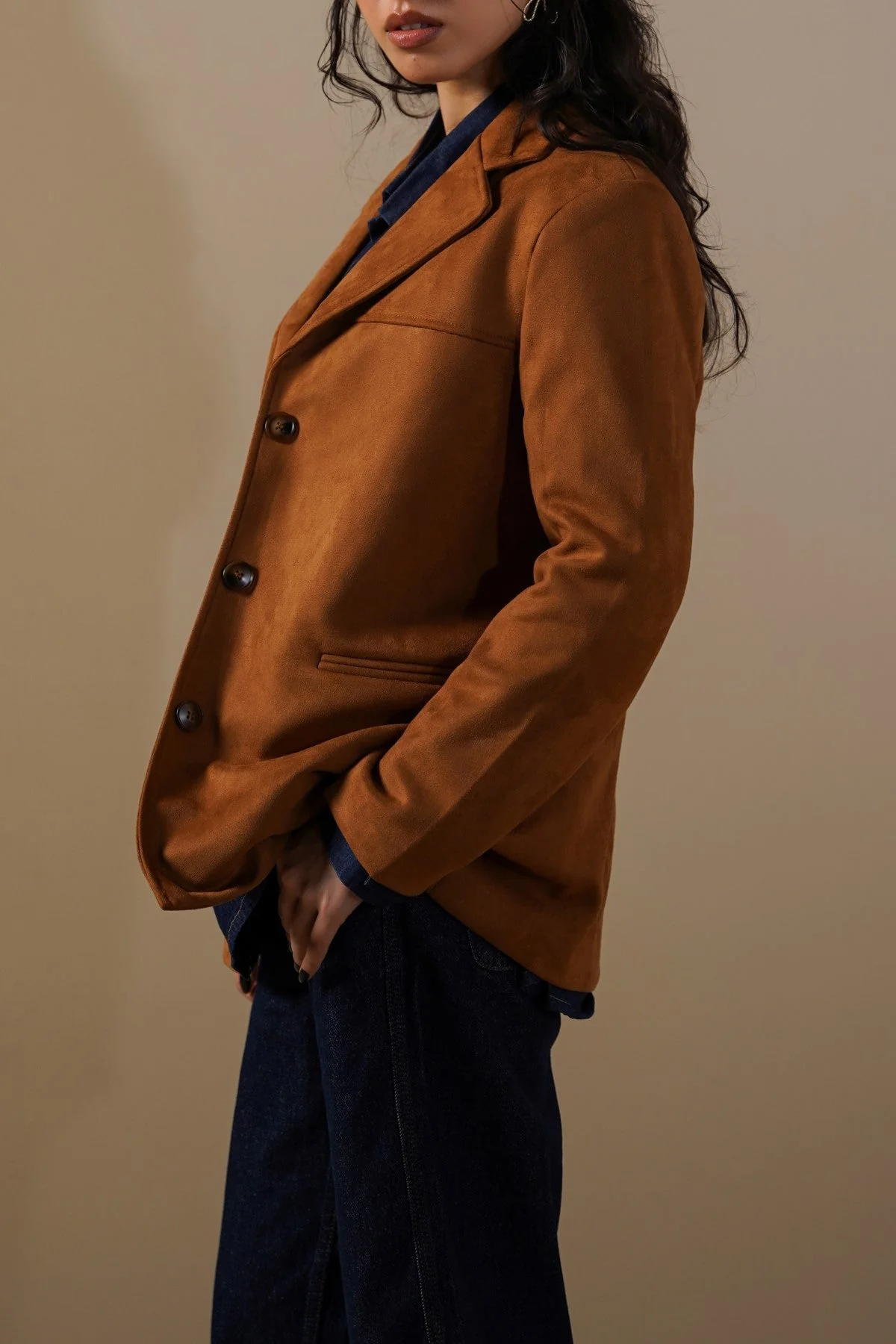 SUEDE BLAZER-JACKET - Image 5