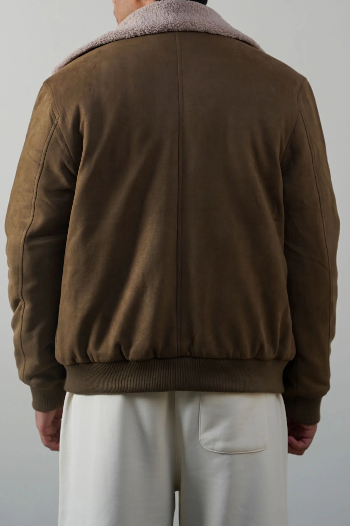 SUEDE EFFECT SHERPA JACKET - Image 5
