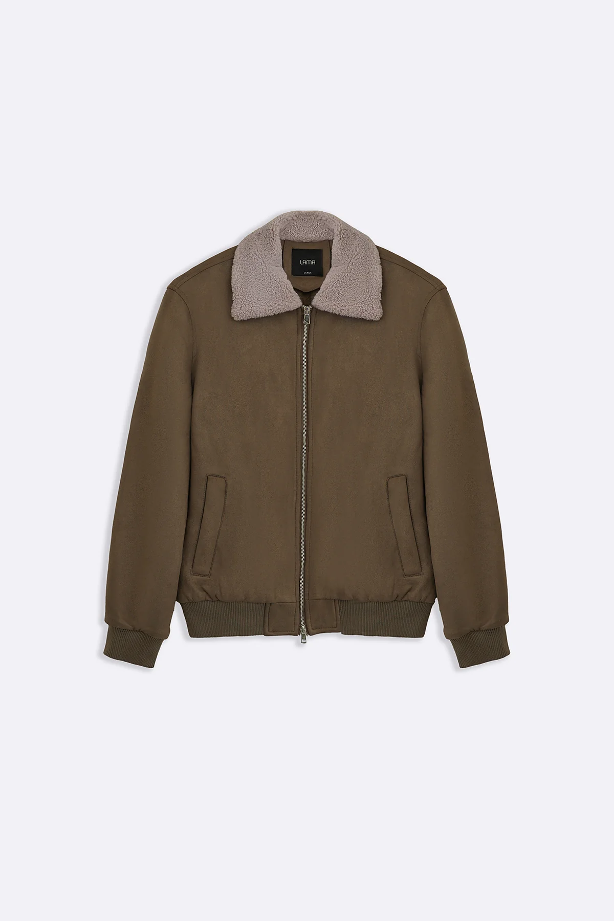 SUEDE EFFECT SHERPA JACKET - Image 6