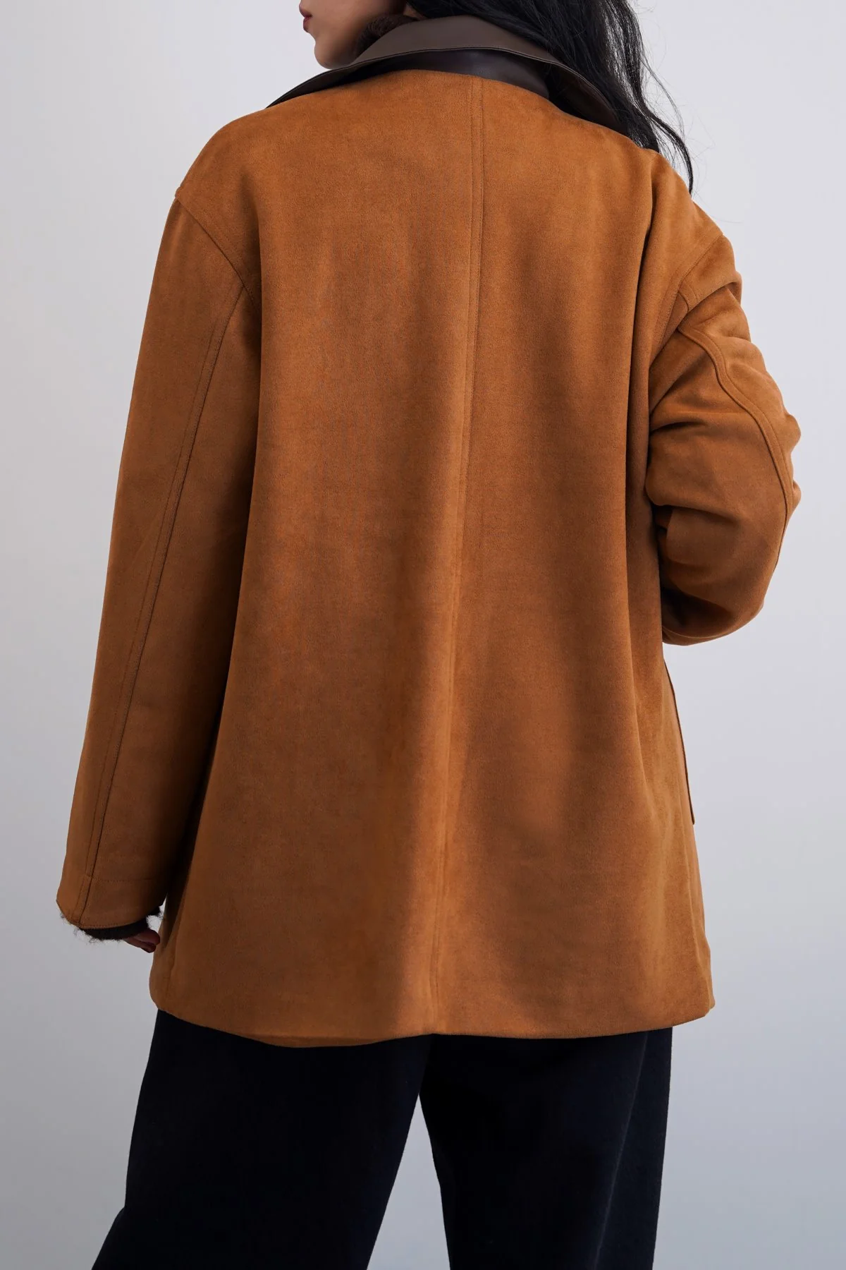SUEDE JACKET WITH COLLAR - Image 5