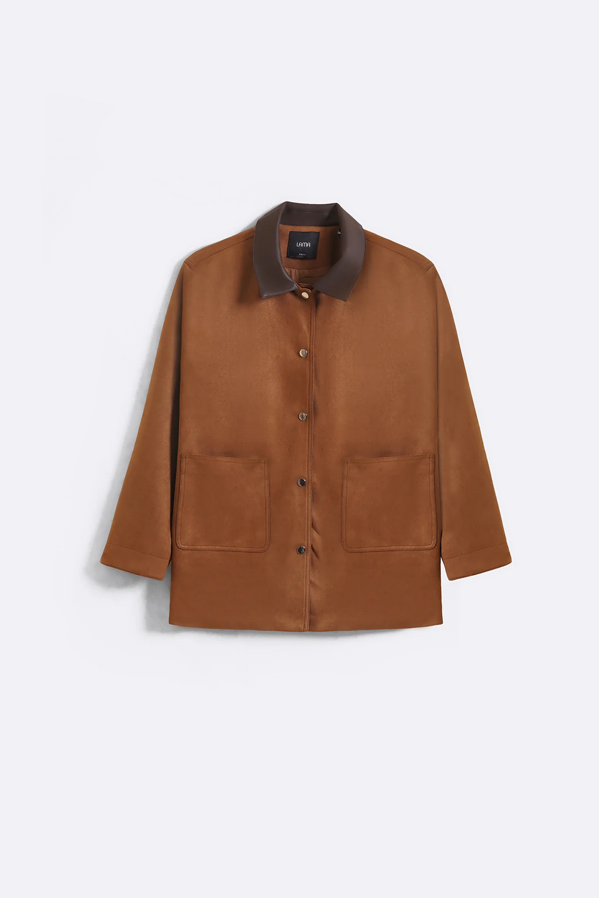 SUEDE JACKET WITH COLLAR - Image 7