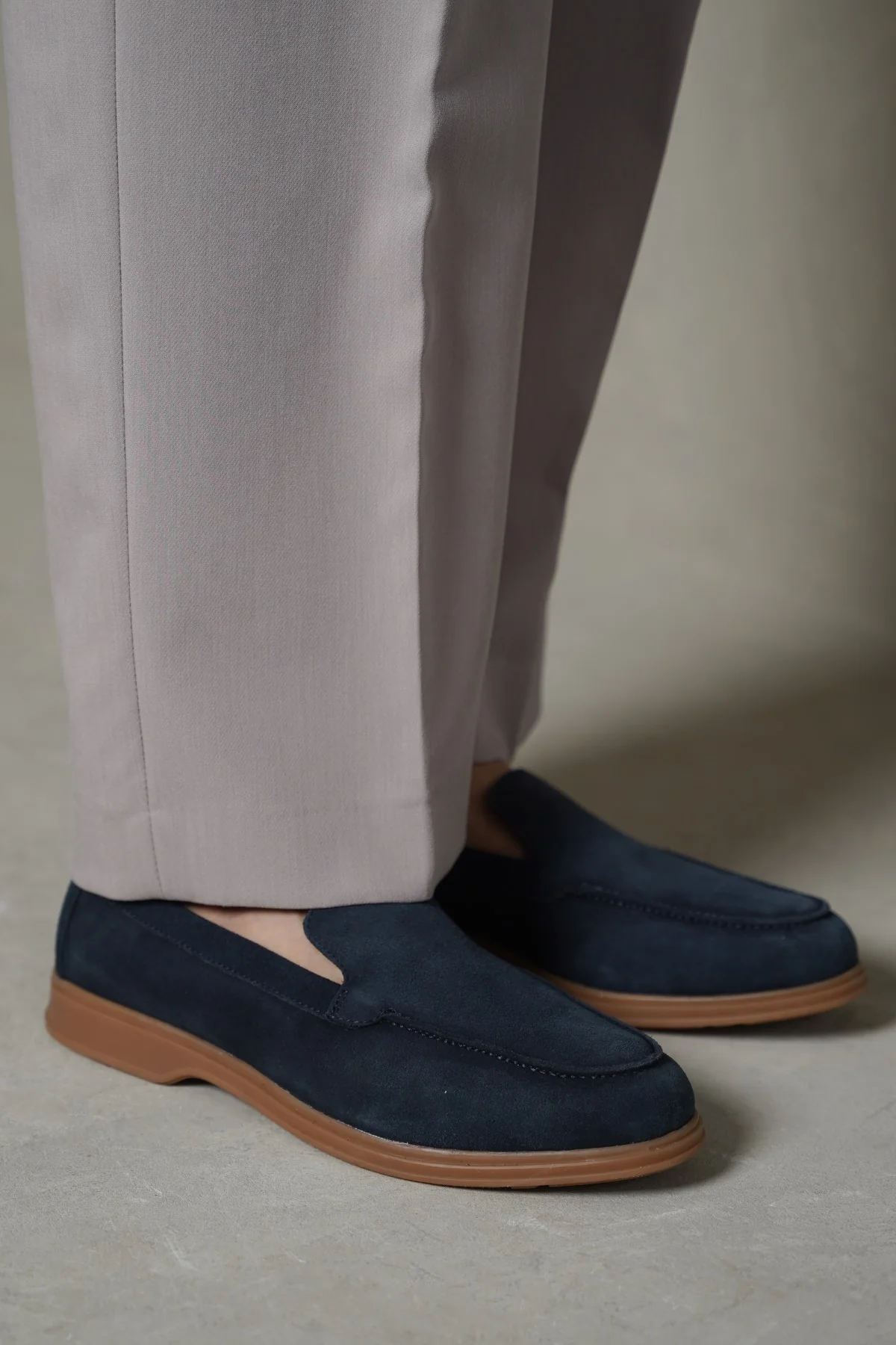 SUEDE LEATHER SLIP-ON LOAFERS - Image 3