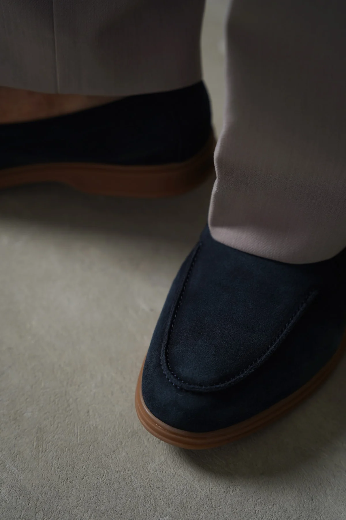 SUEDE LEATHER SLIP-ON LOAFERS - Image 5