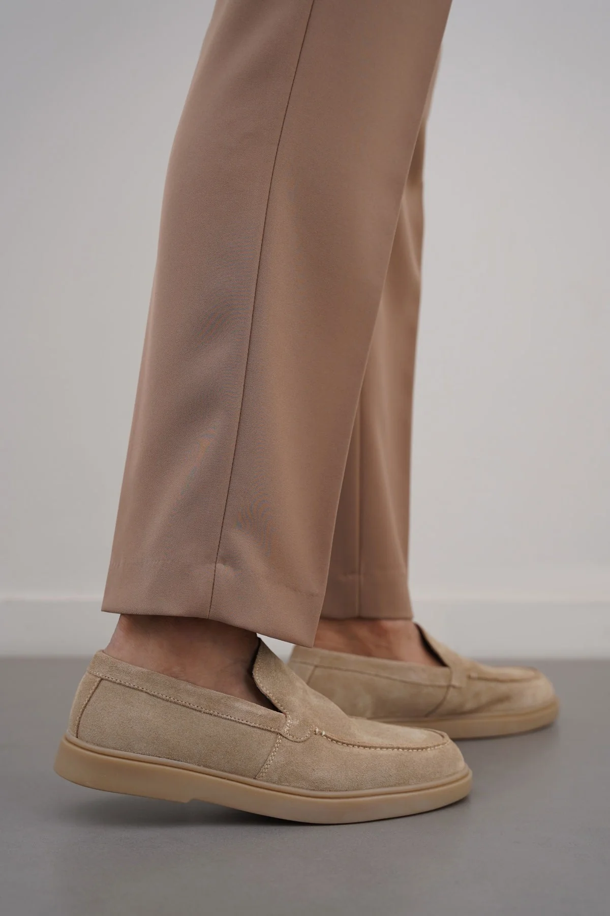 SUEDE LEATHER SLIP-ON LOAFERS - Image 5