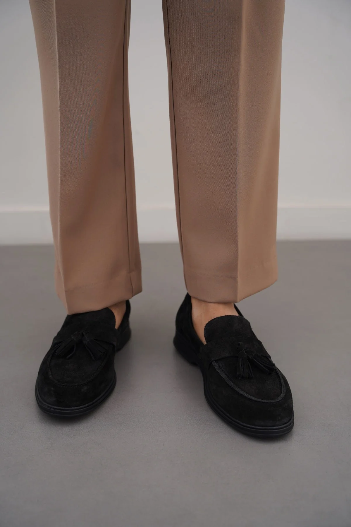 SUEDE LEATHER TASSEL LOAFERS - Image 3