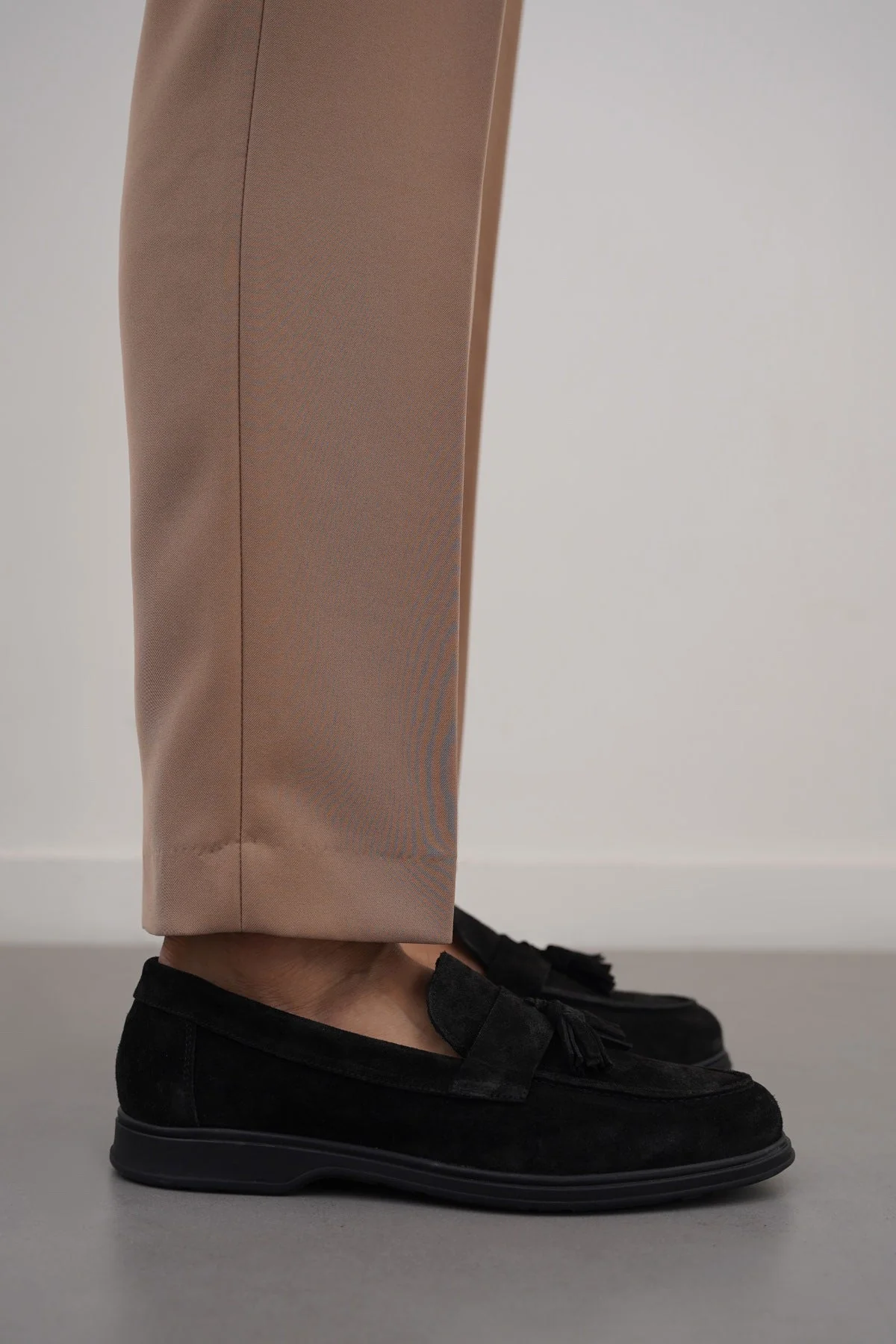 SUEDE LEATHER TASSEL LOAFERS - Image 4
