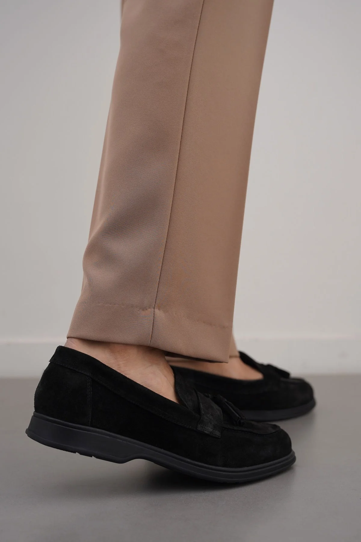 SUEDE LEATHER TASSEL LOAFERS - Image 5