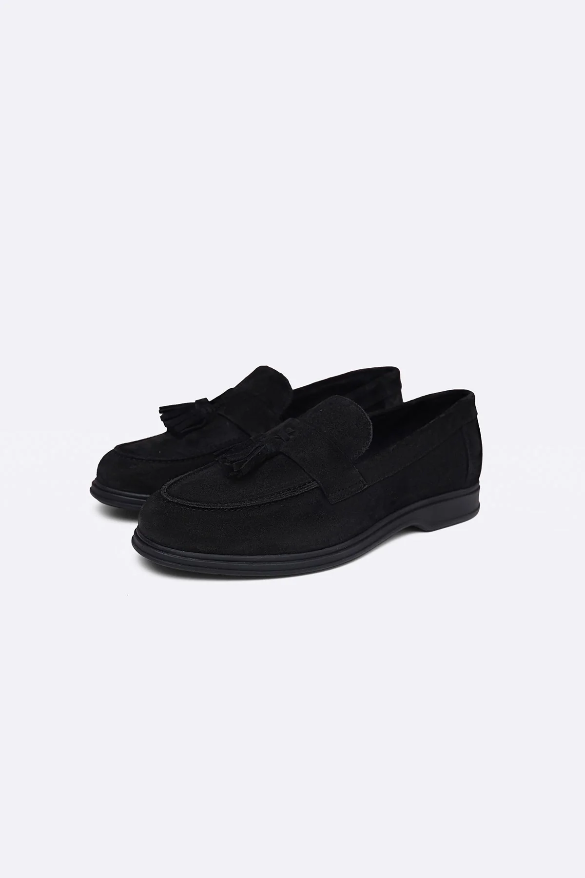 SUEDE LEATHER TASSEL LOAFERS - Image 6