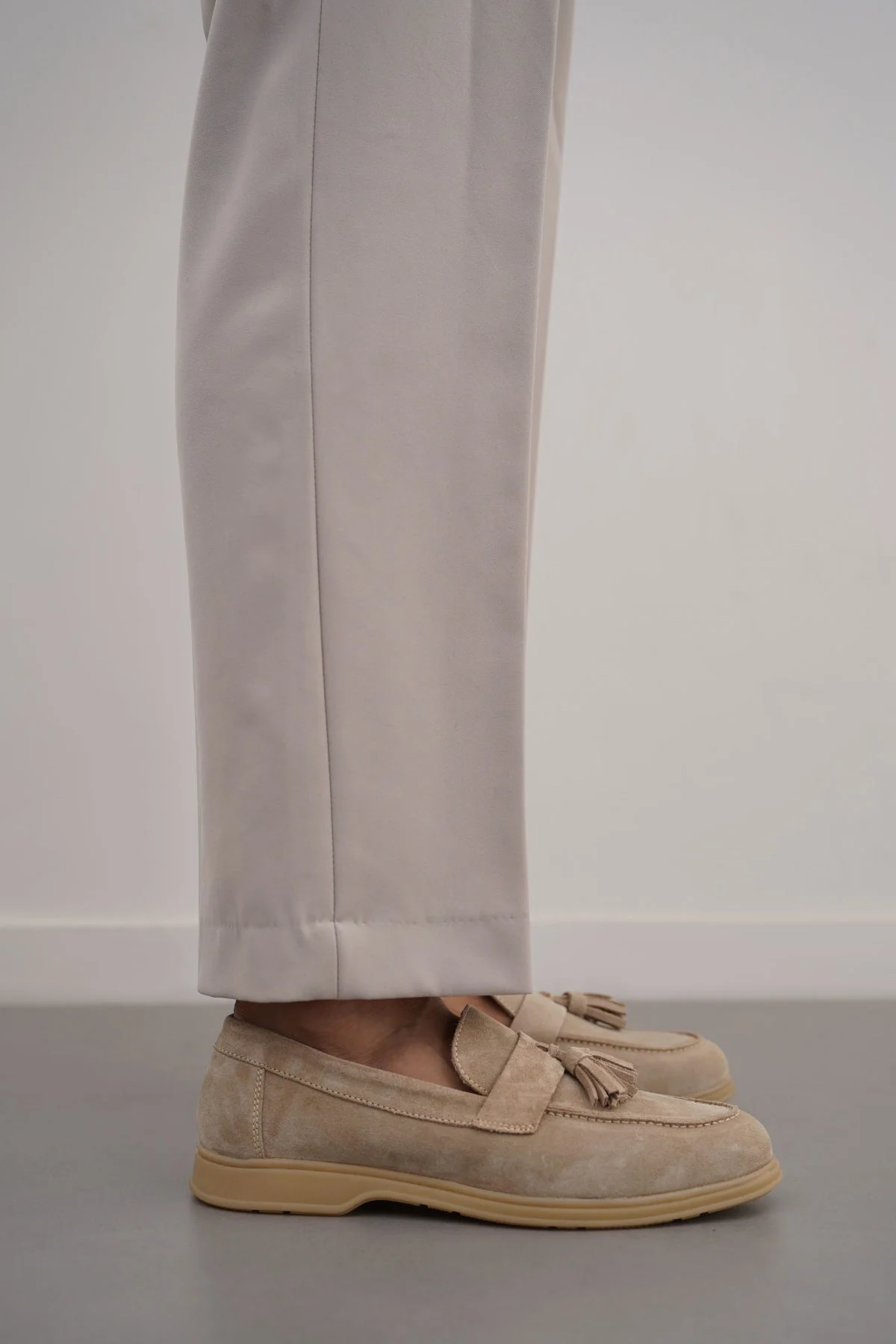 SUEDE LEATHER TASSEL LOAFERS - Image 5
