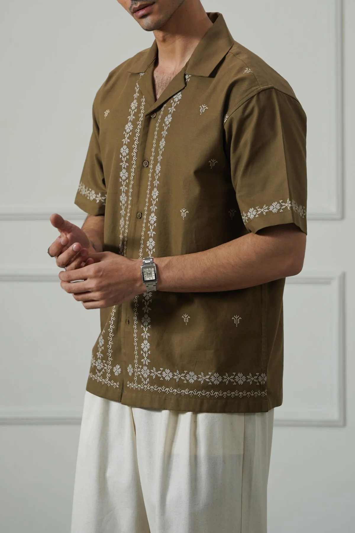 SUMMER CLUB EMBROIDERED SHIRT - Image 4