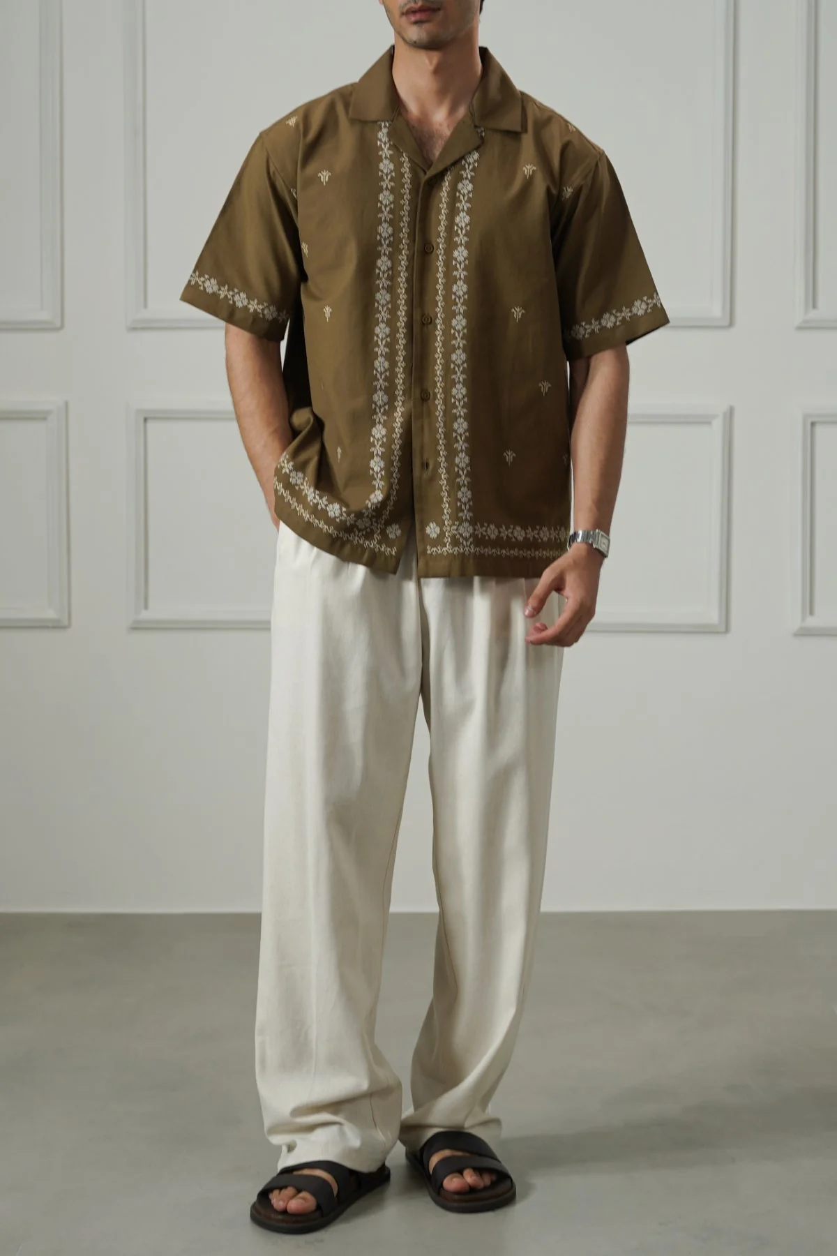 SUMMER CLUB EMBROIDERED SHIRT - Image 5