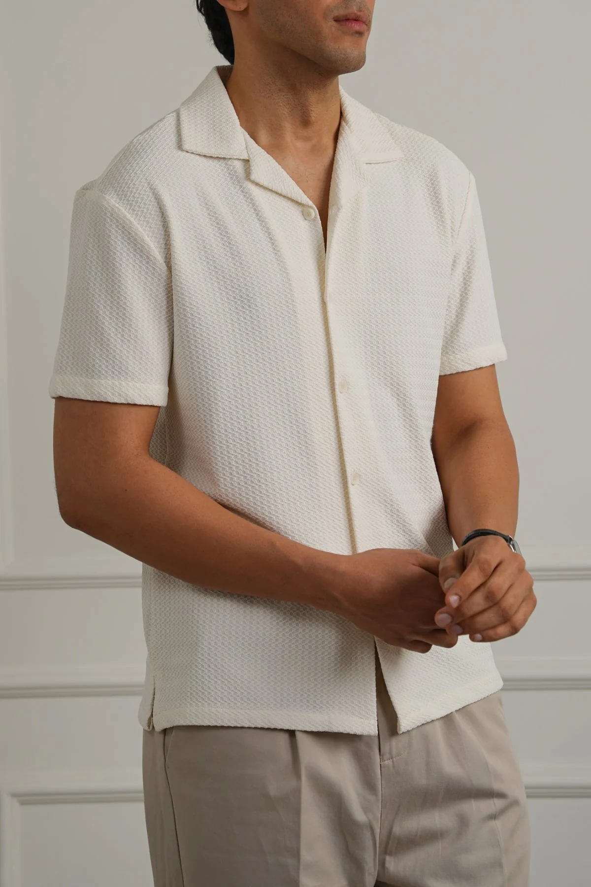 SUMMER KNIT BUTTON DOWN - Image 4