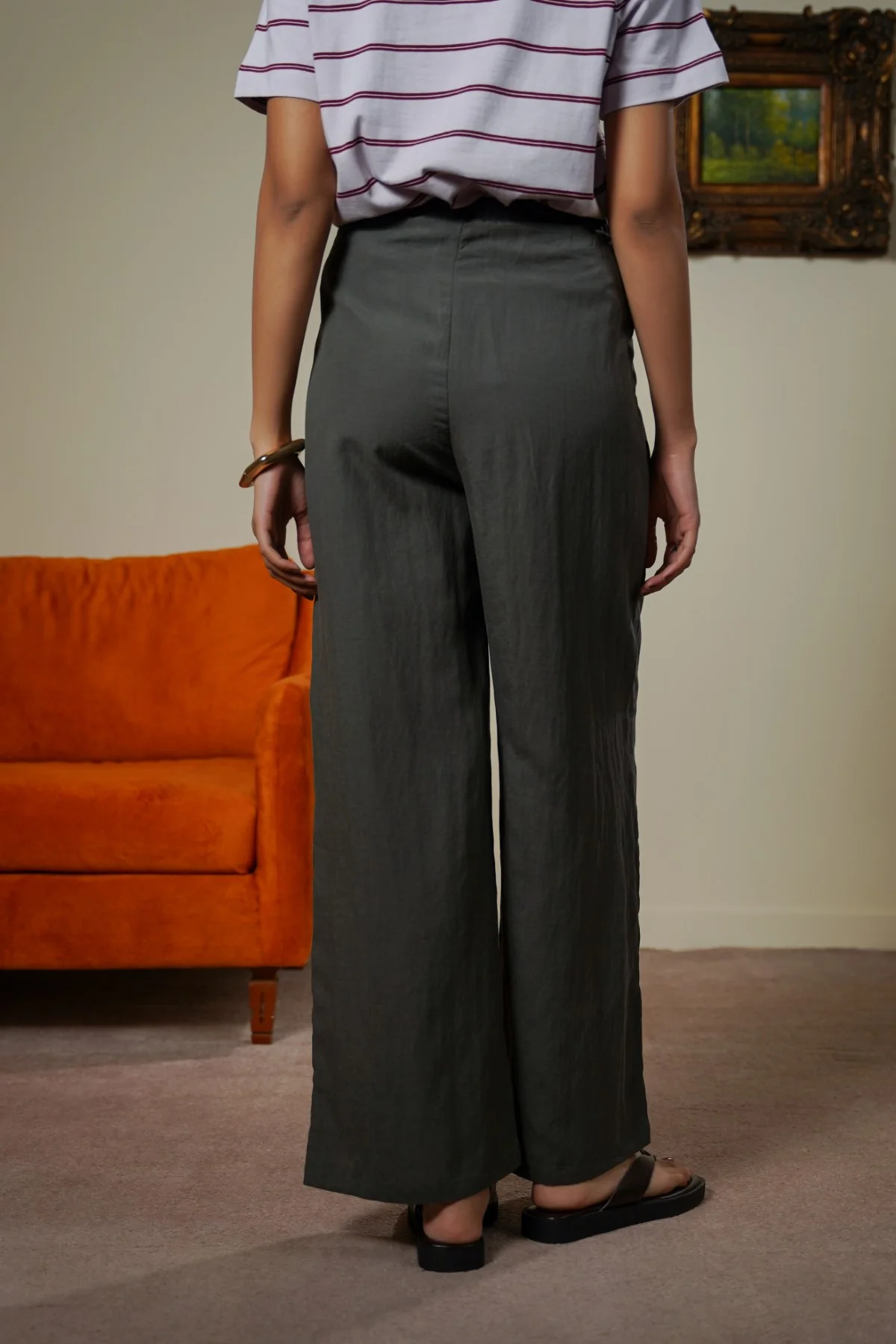TAILORED FLAT FRONT PANTS - Image 5