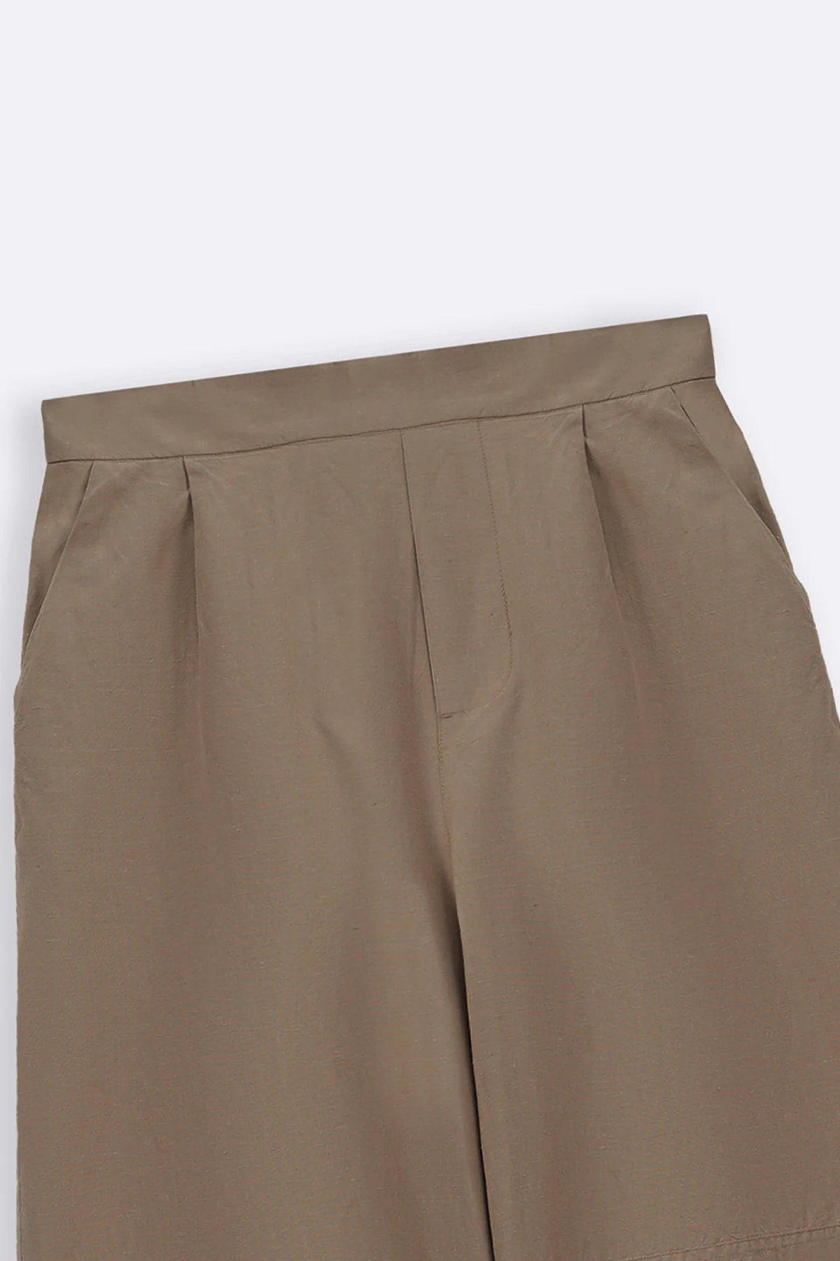 TAILORED LINEN BLEND CULOTTES - Image 7
