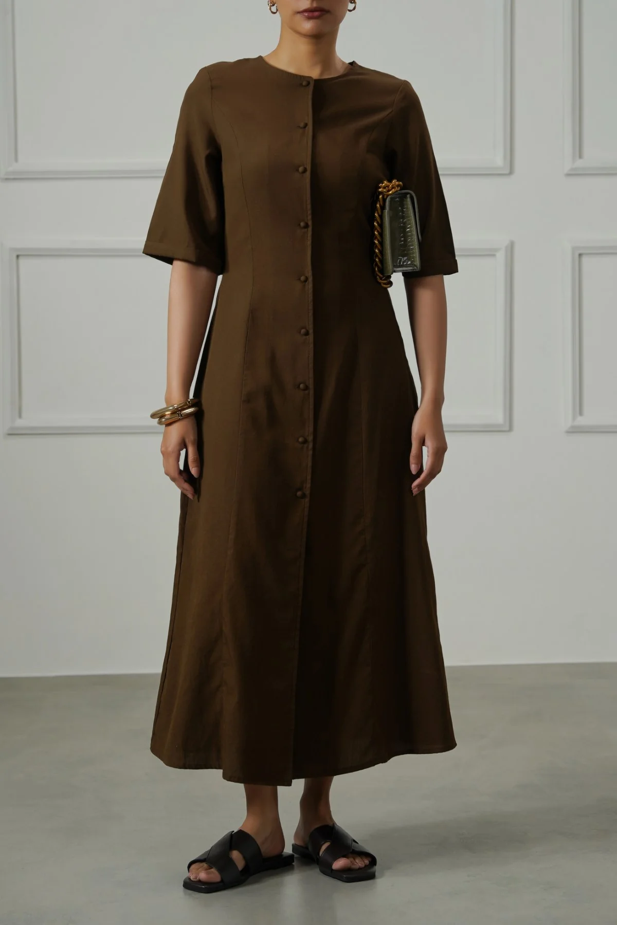 TAILORED PANEL DRESS