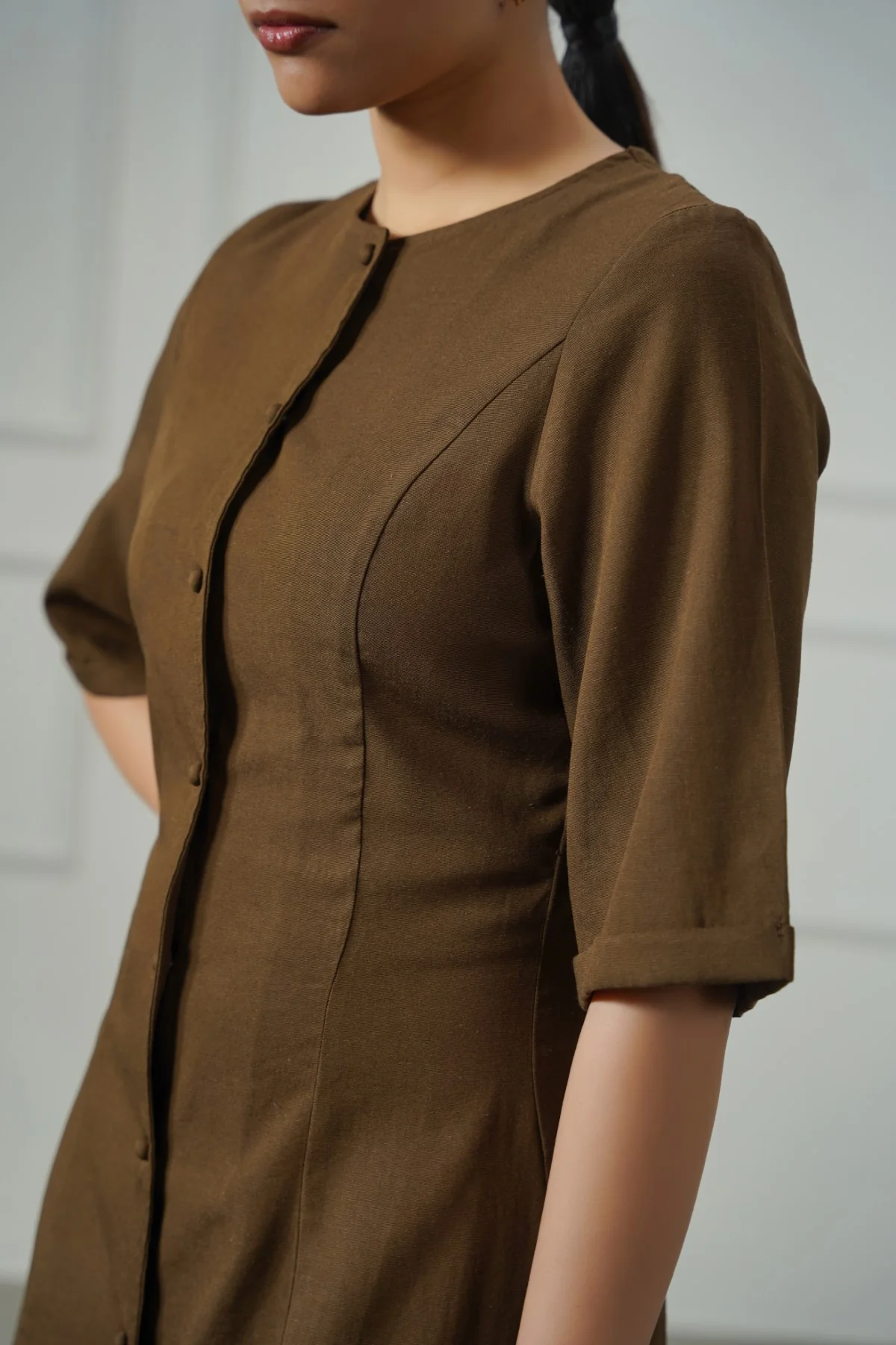 TAILORED PANEL DRESS - Image 4