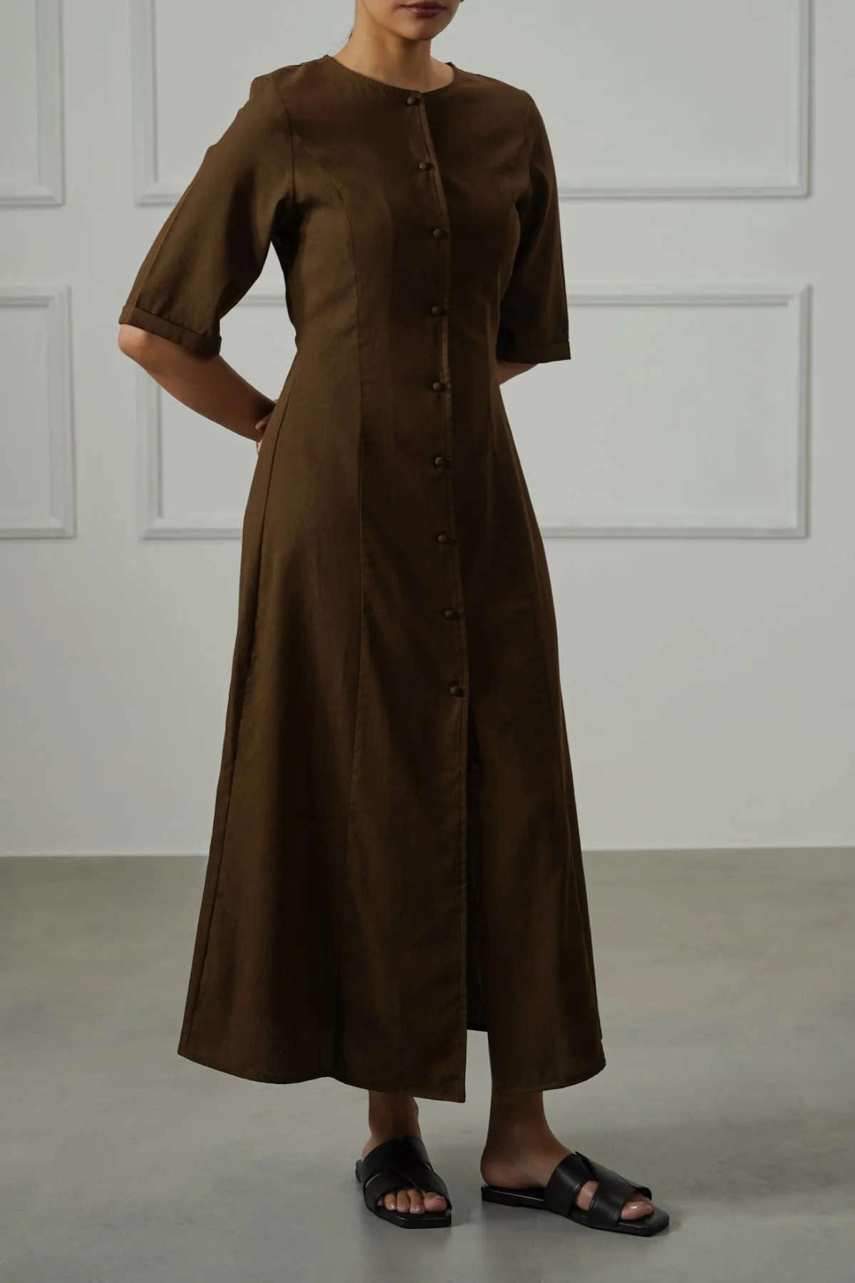 TAILORED PANEL DRESS - Image 5