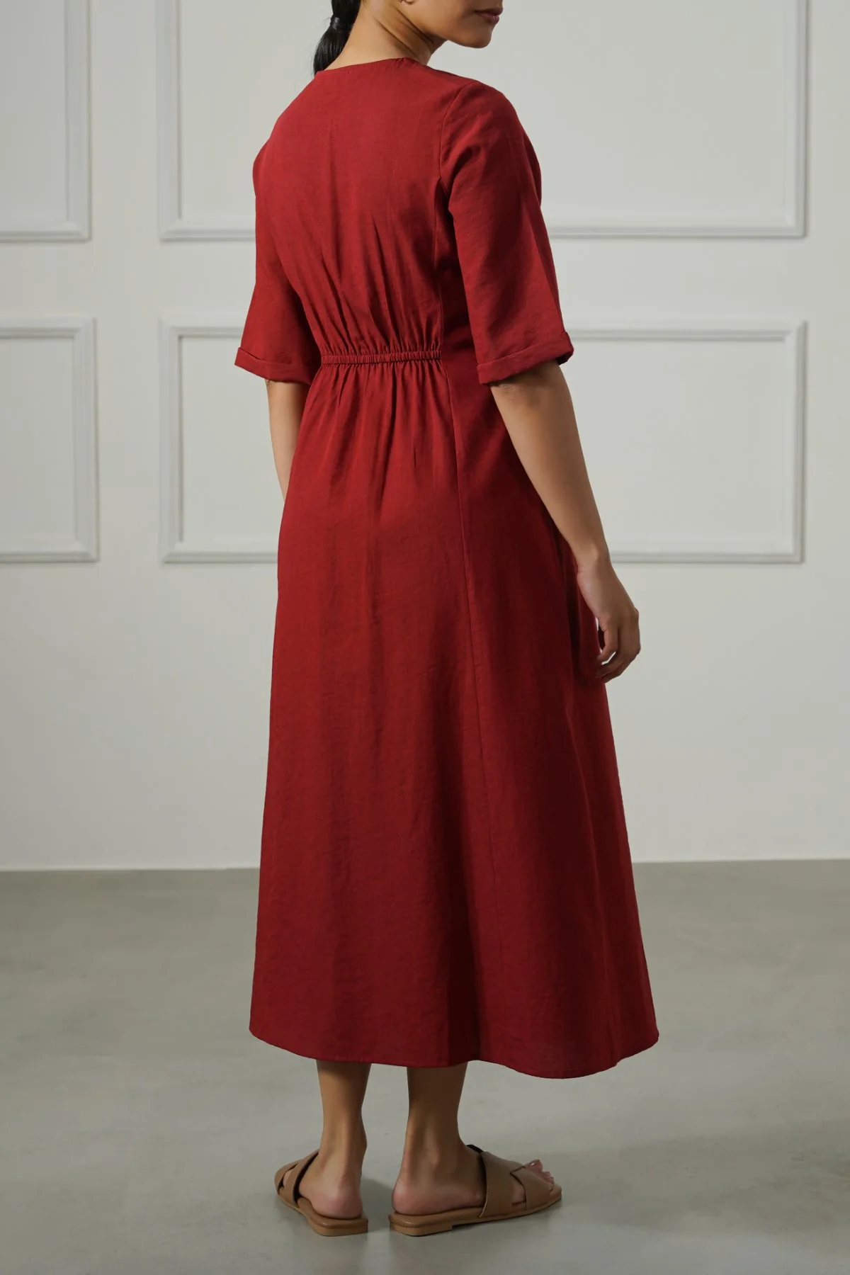 TAILORED PANEL DRESS - Image 5