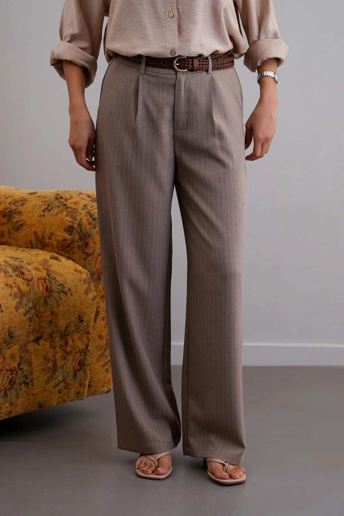 TAILORED PINSTRIPE PANTS - Image 5
