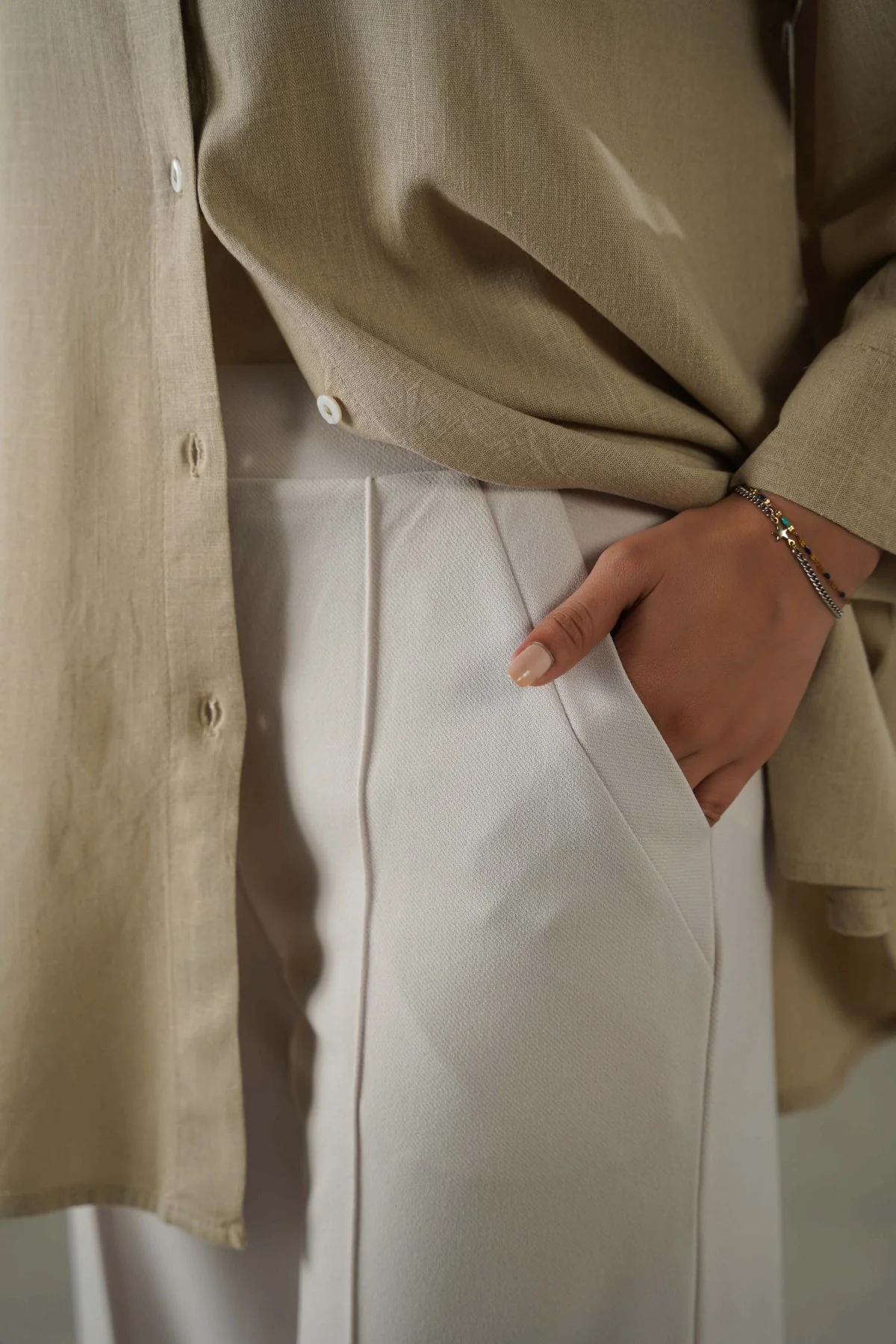 TAILORED WIDE PANTS - Image 3