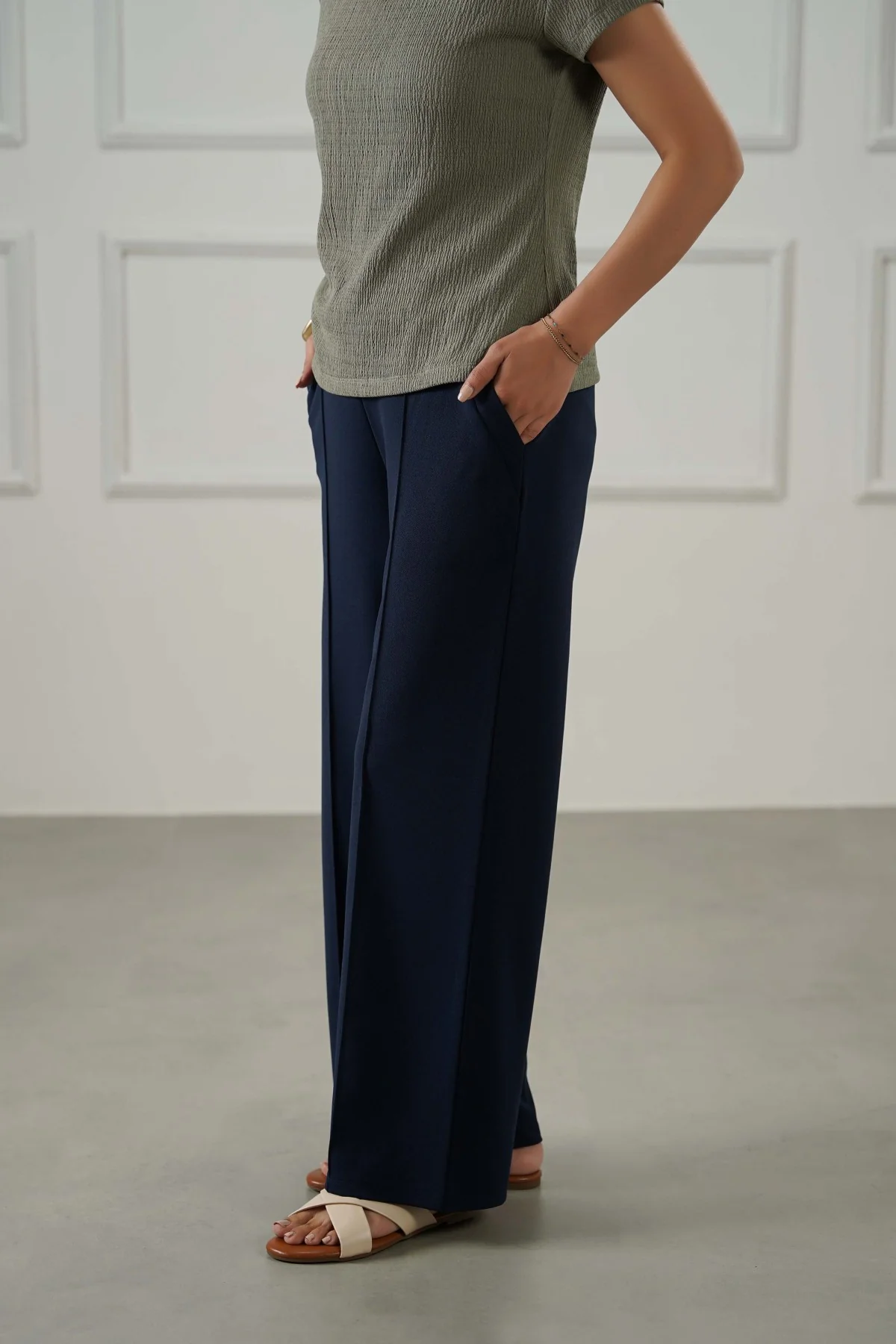 TAILORED WIDE PANTS - Image 4