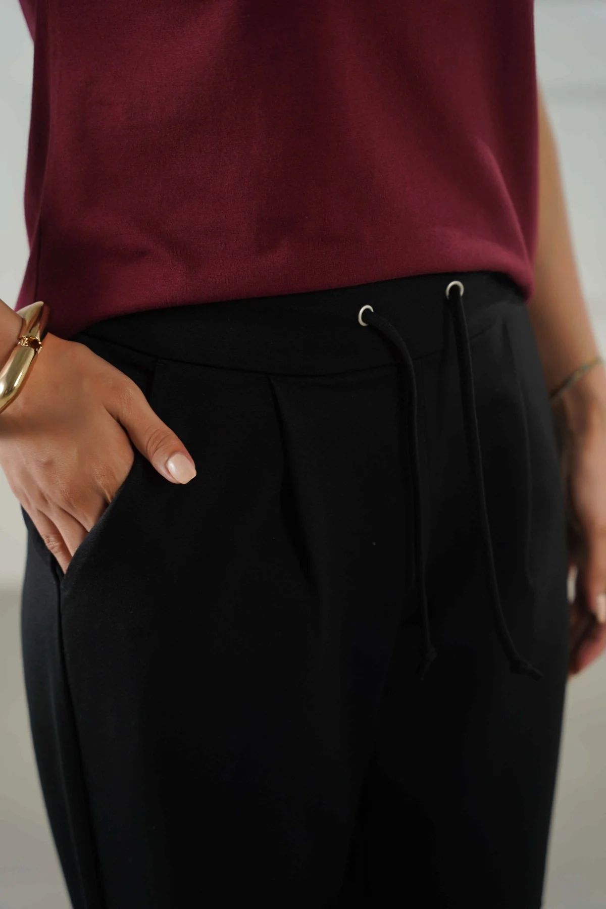 TAPERED PANTS WITH DRAWCORD - Image 3
