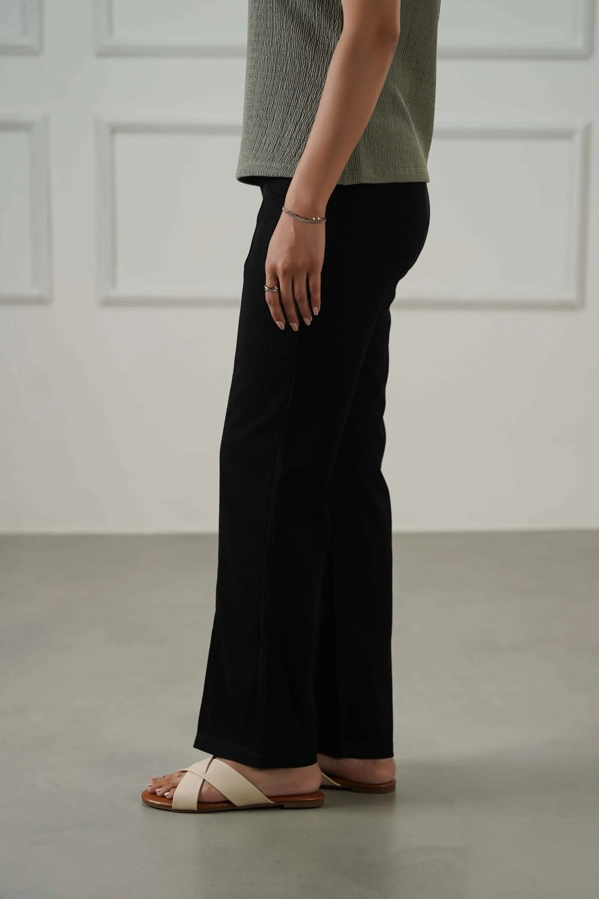 TAPERED SLIT PANTS - Image 4