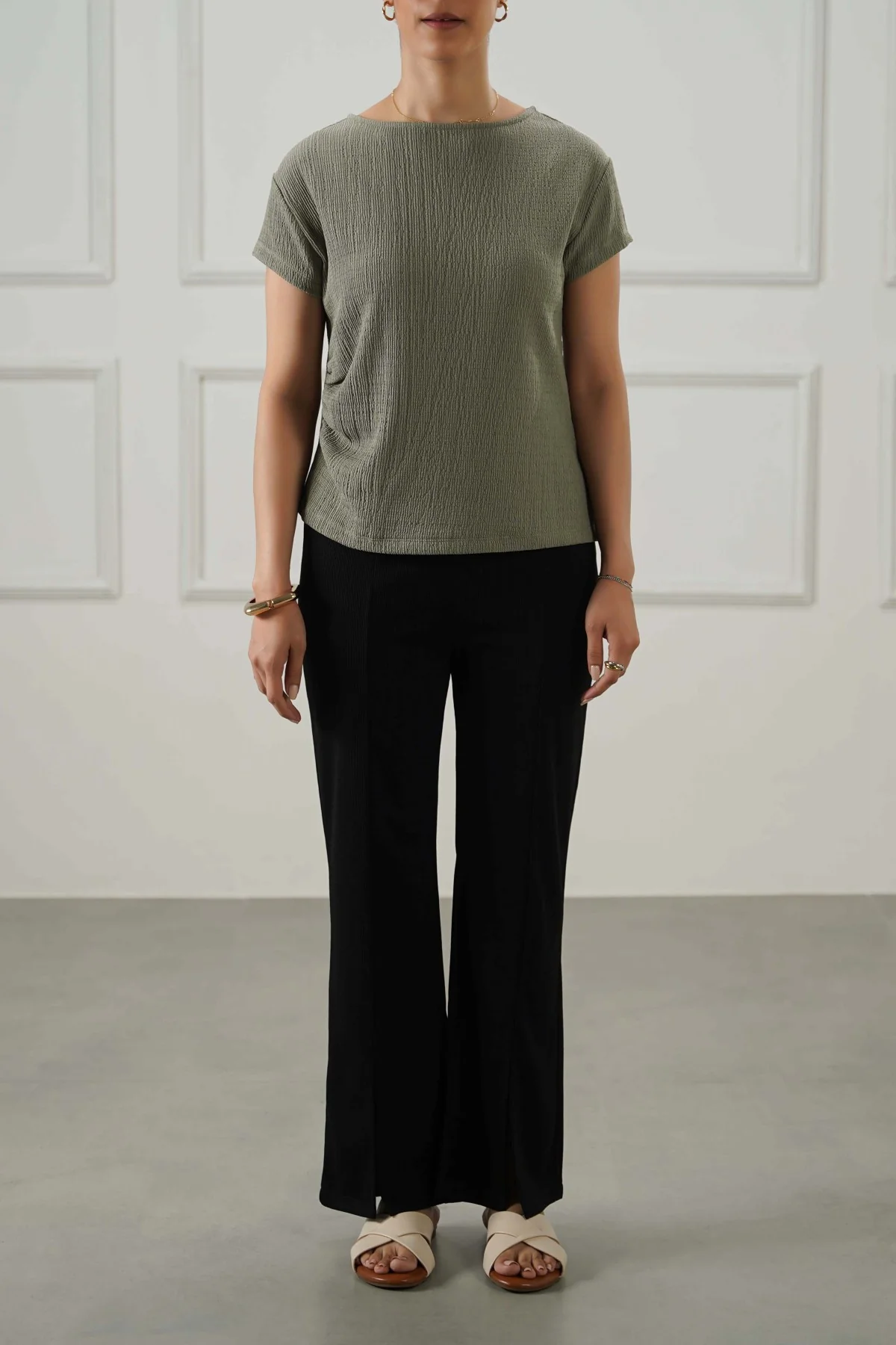 TAPERED SLIT PANTS - Image 6