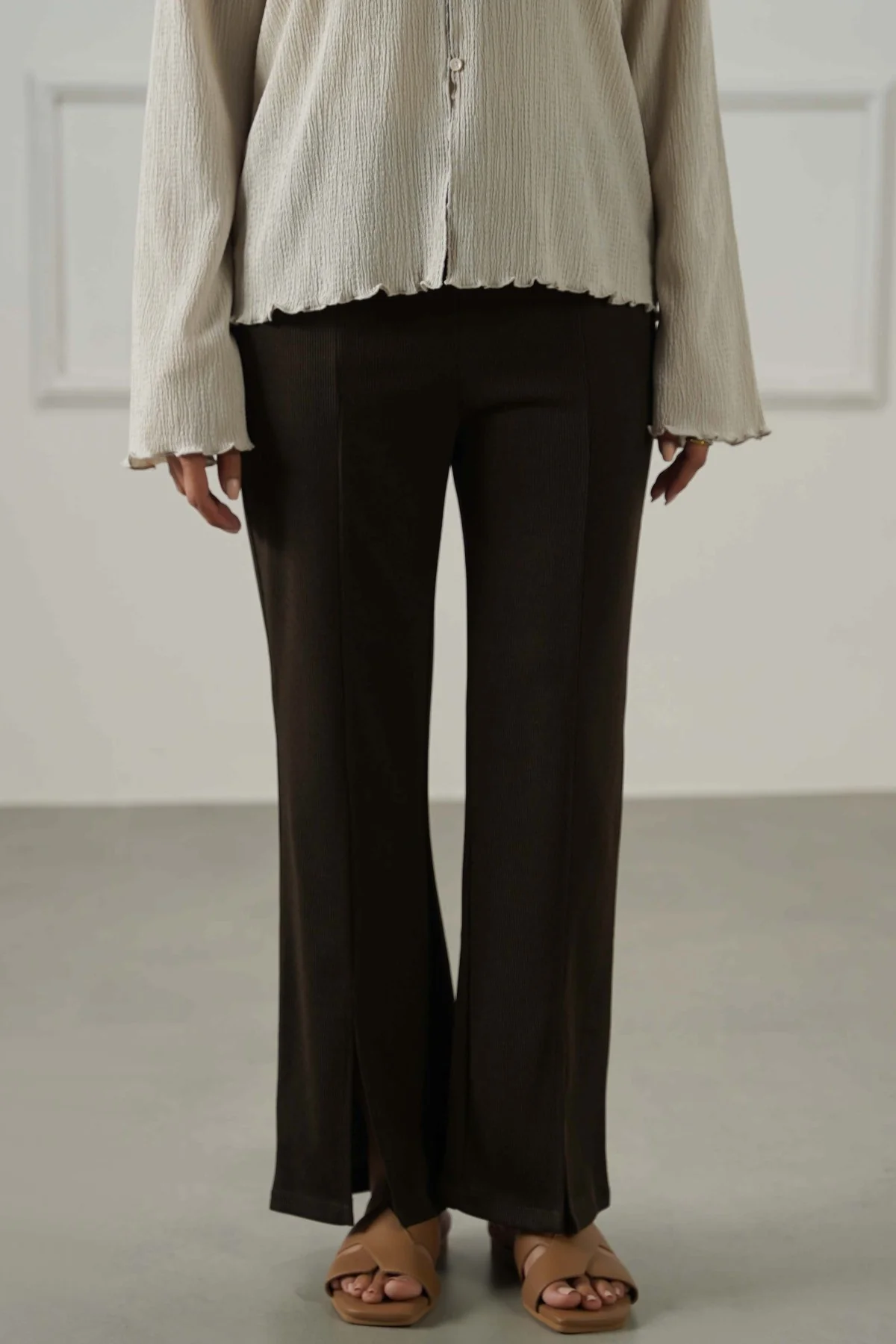 TAPERED SLIT PANTS - Image 5