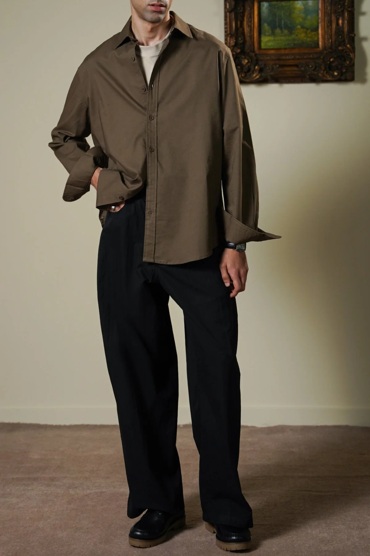 TECHNICAL FABRIC BALLOON PANTS - Image 4