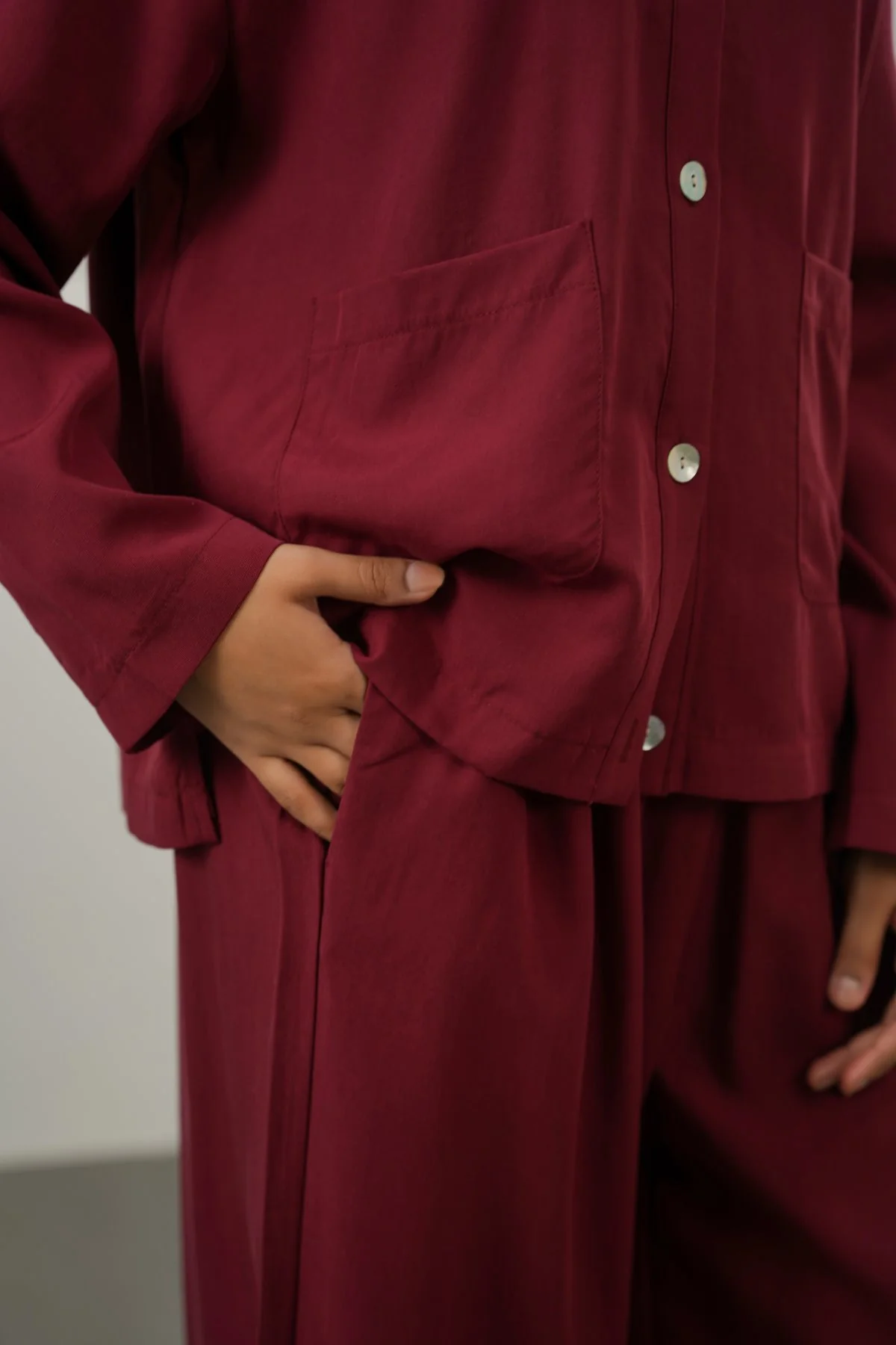 TENCEL-LINEN EASE PANTS - Image 3