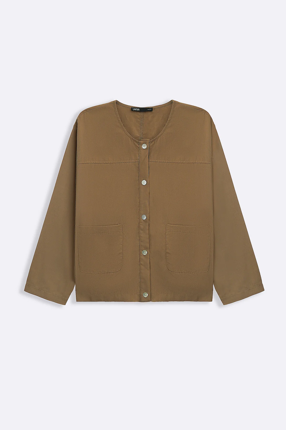TENCEL-LINEN POCKET BLOUSE - Image 2