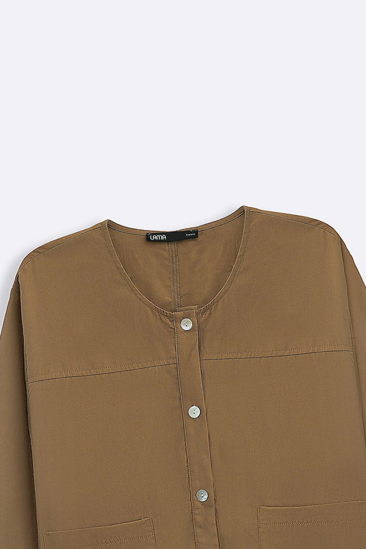 TENCEL-LINEN POCKET BLOUSE - Image 7