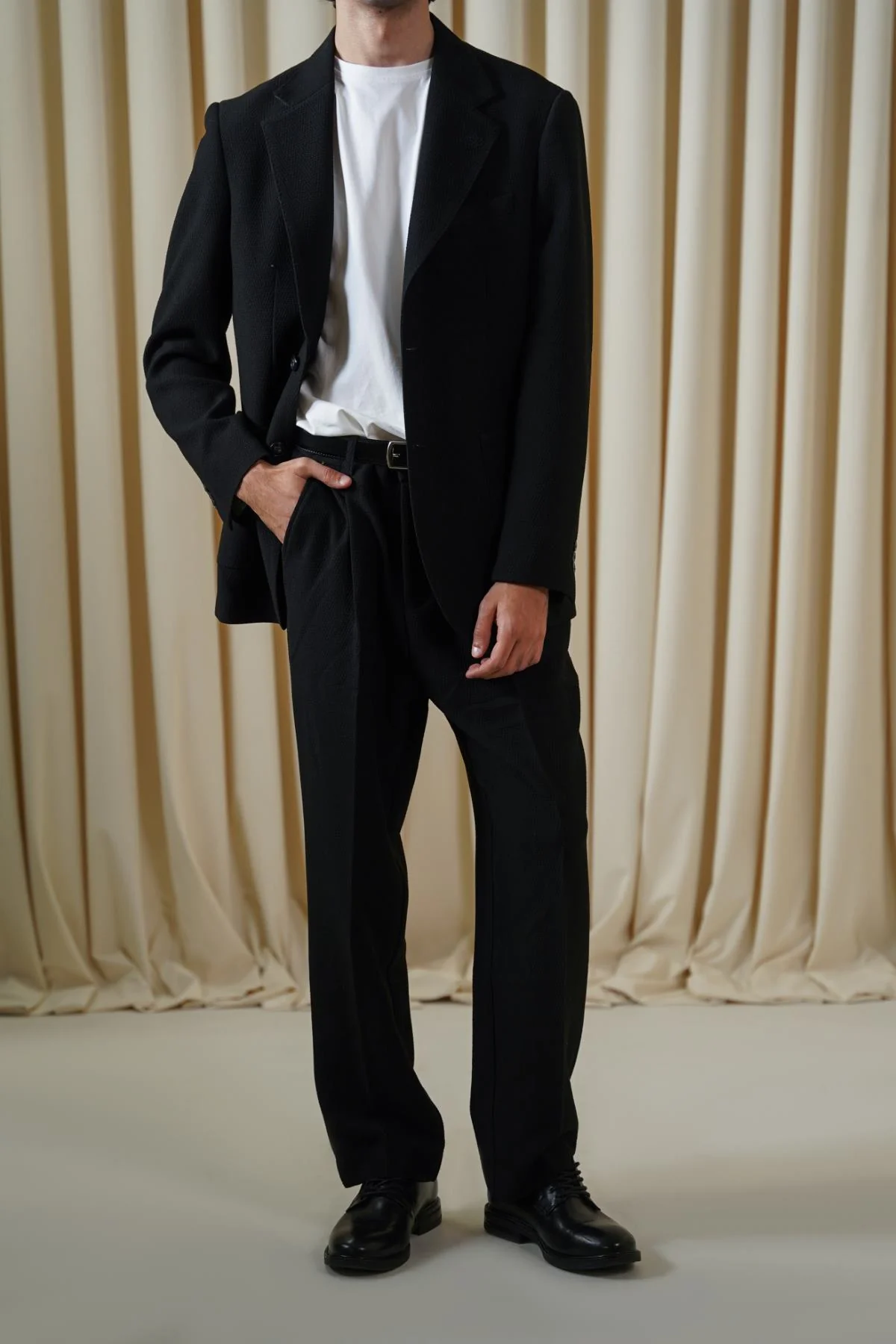 TEXTURED ADJUSTABLE PANTS - Image 4