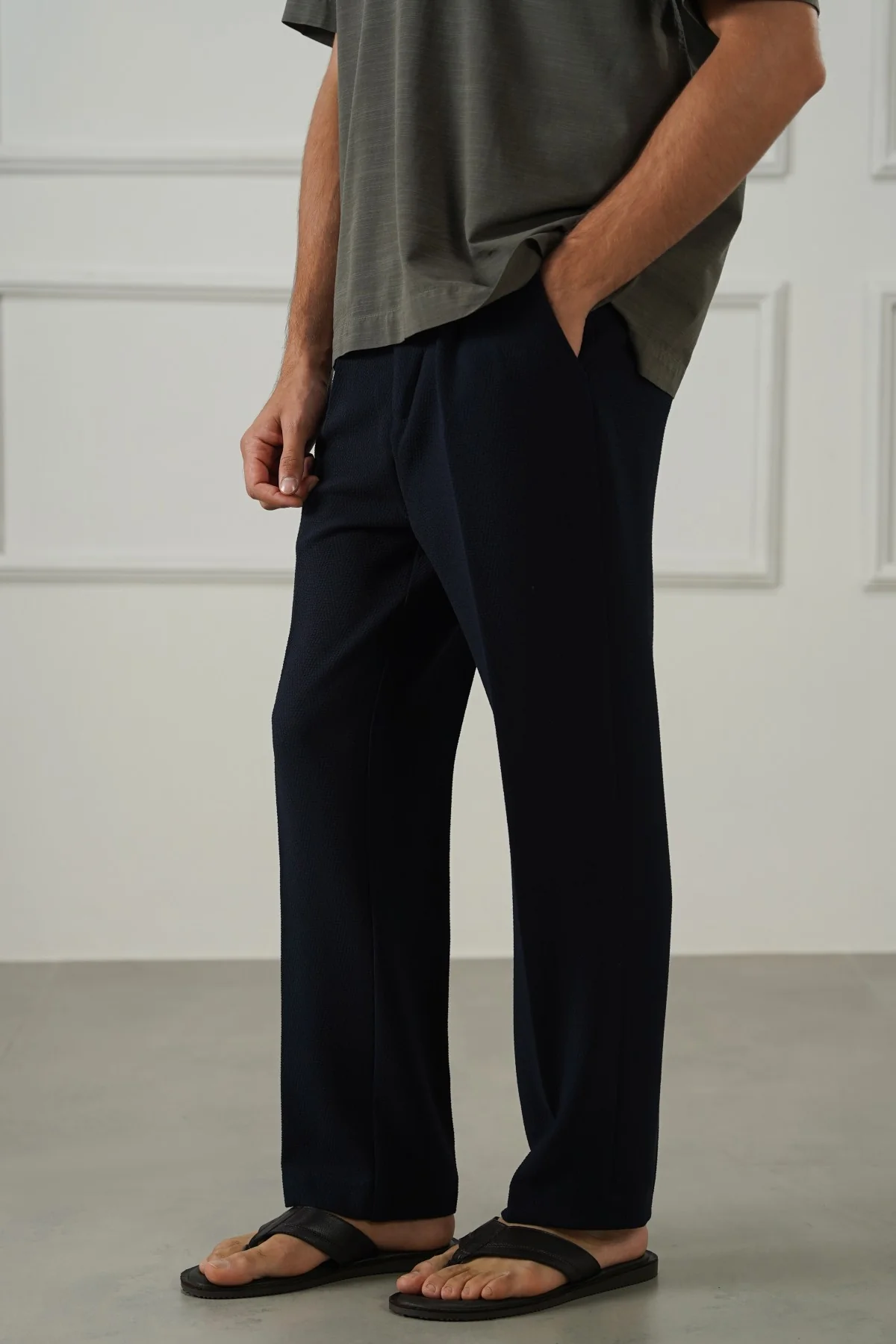 TEXTURED ADJUSTABLE PANTS - Image 7