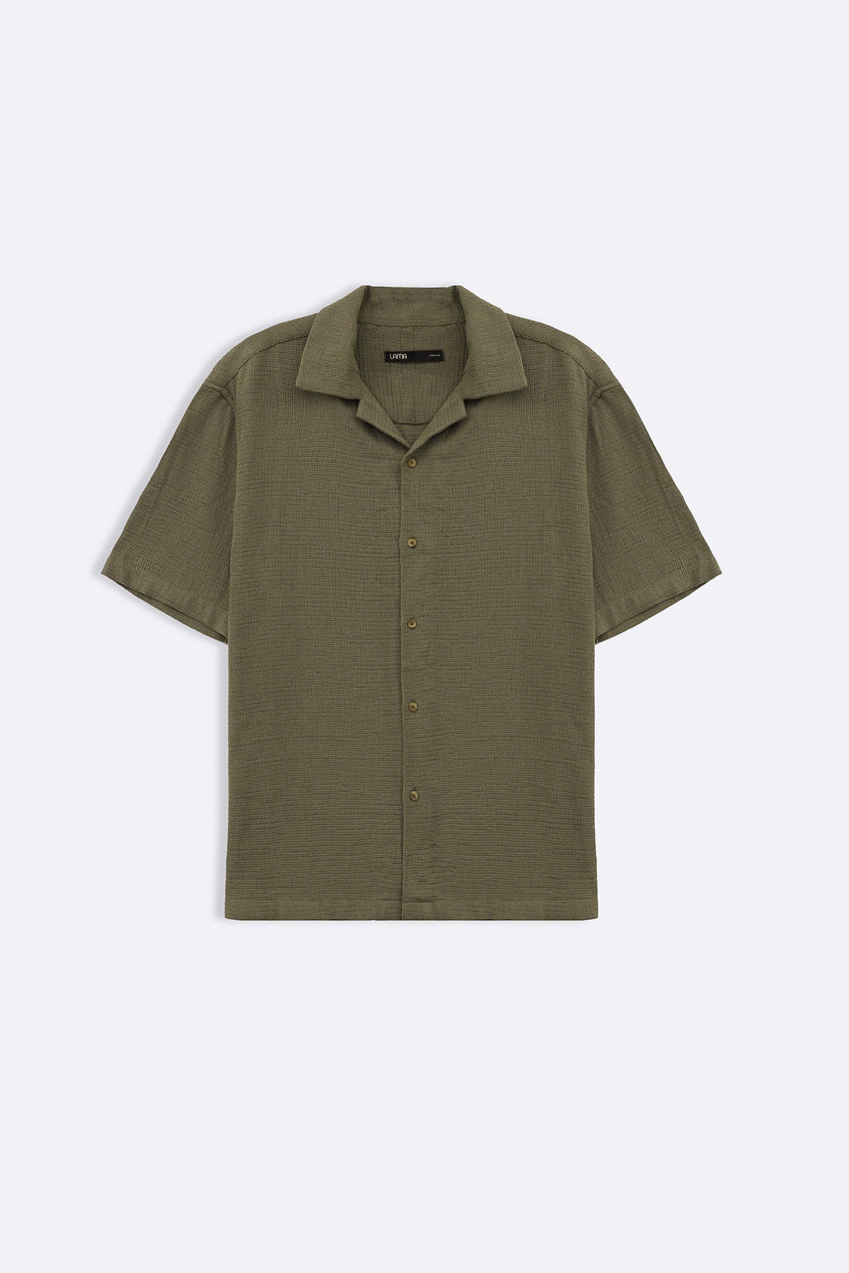 TEXTURED COTTON SAFARI SHIRT - Image 2