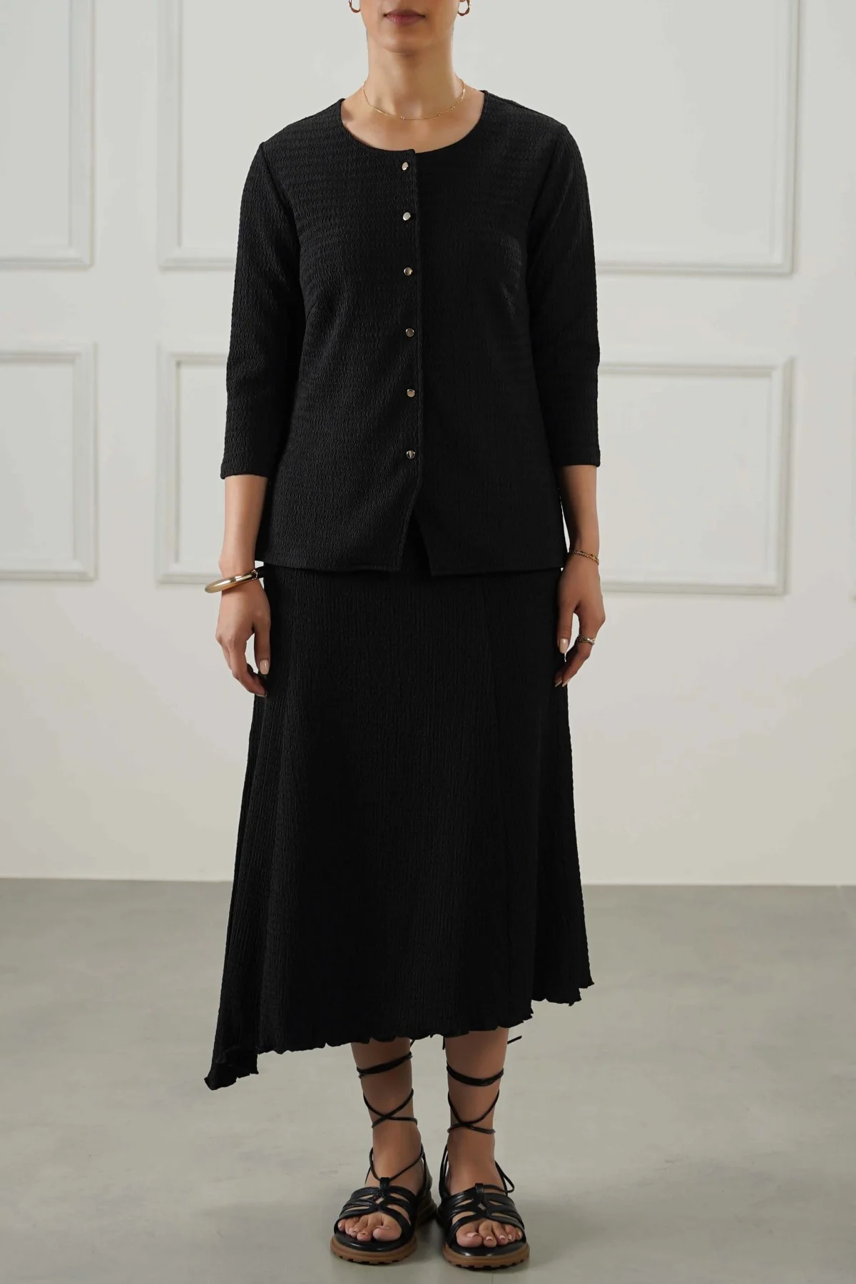 TEXTURED FITTED SHIRT - Image 3