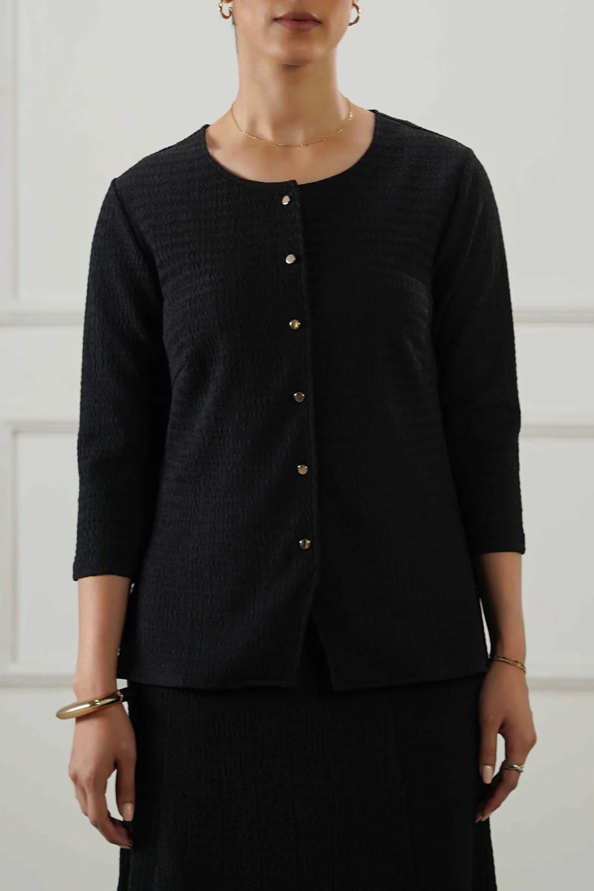 TEXTURED FITTED SHIRT - Image 6