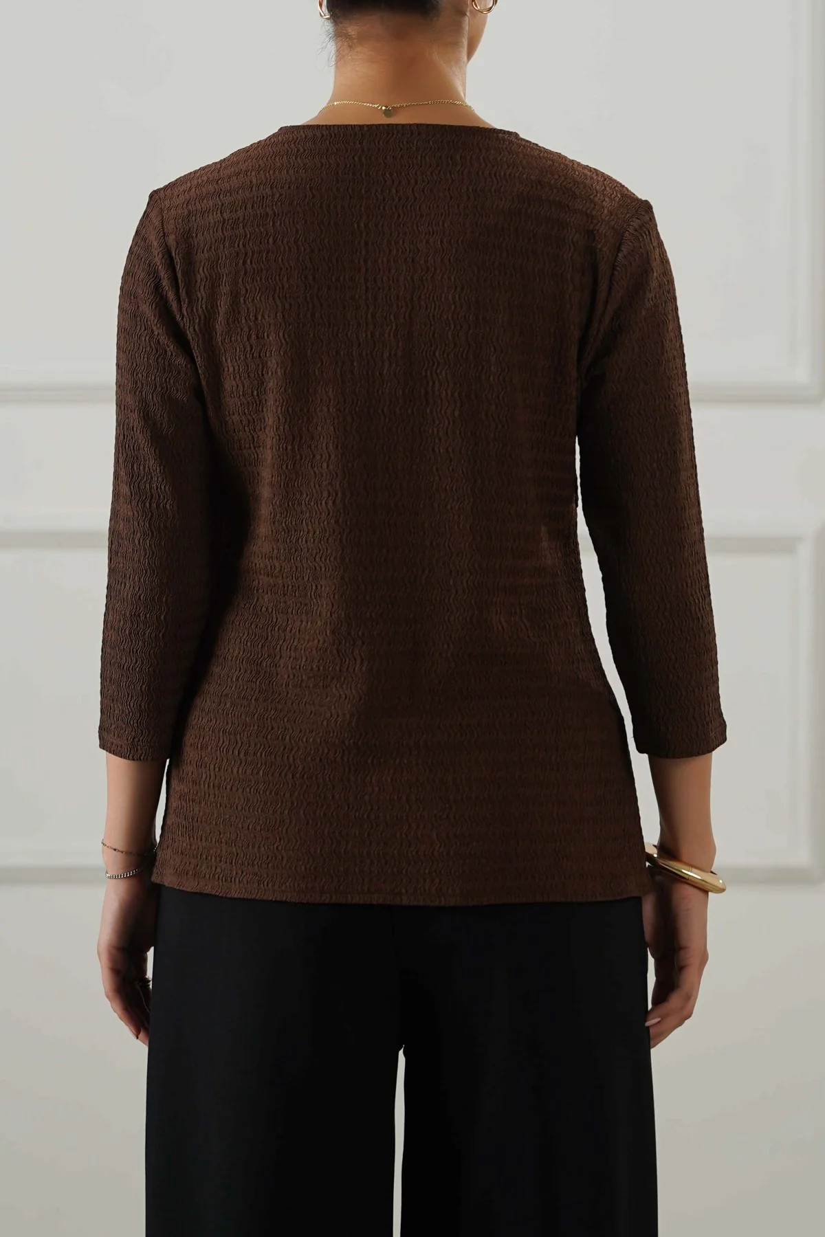 TEXTURED FITTED SHIRT - Image 4