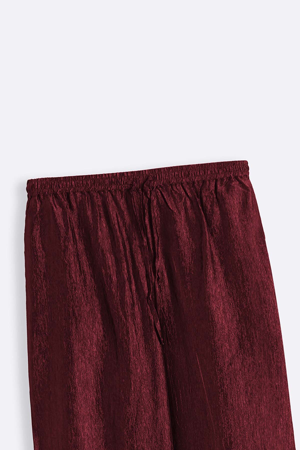 TEXTURED FLOWY PANTS - Image 7