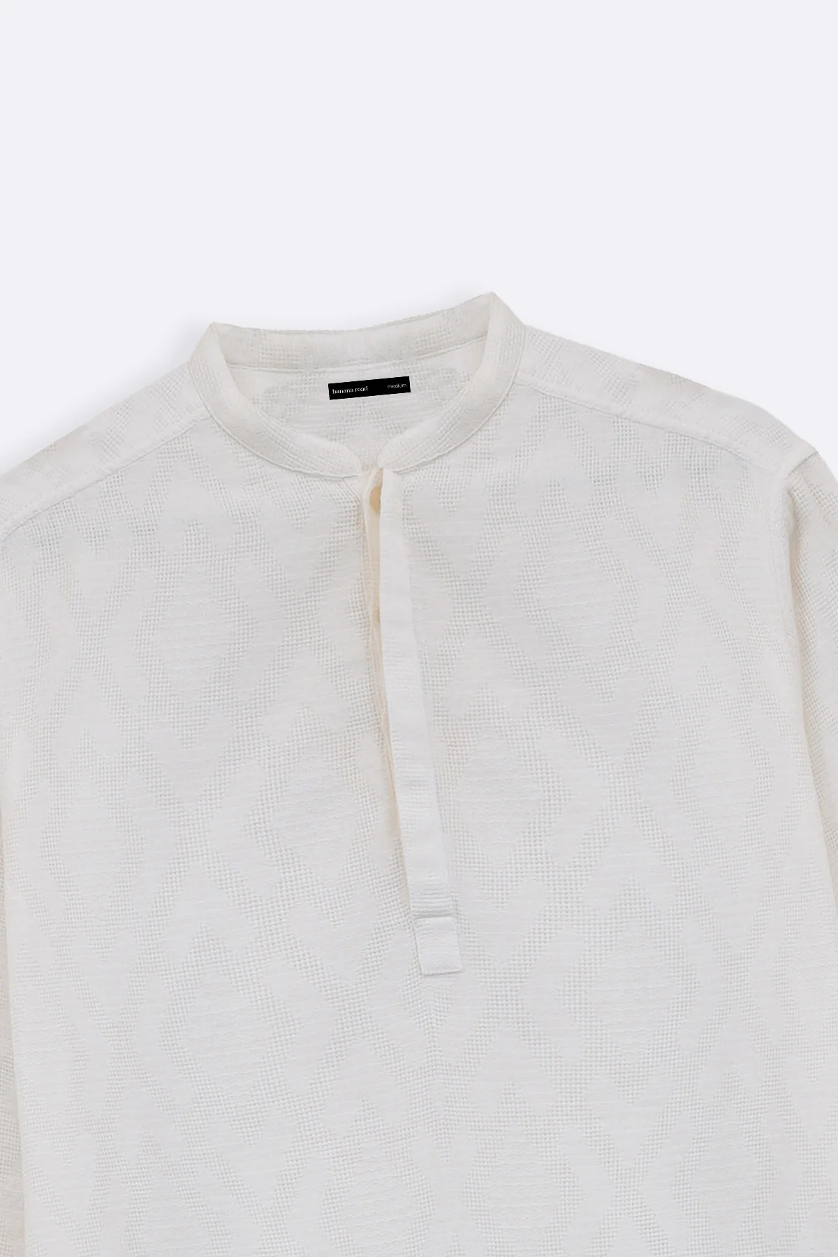 TEXTURED GEOMETRIC SHIRT - Image 6